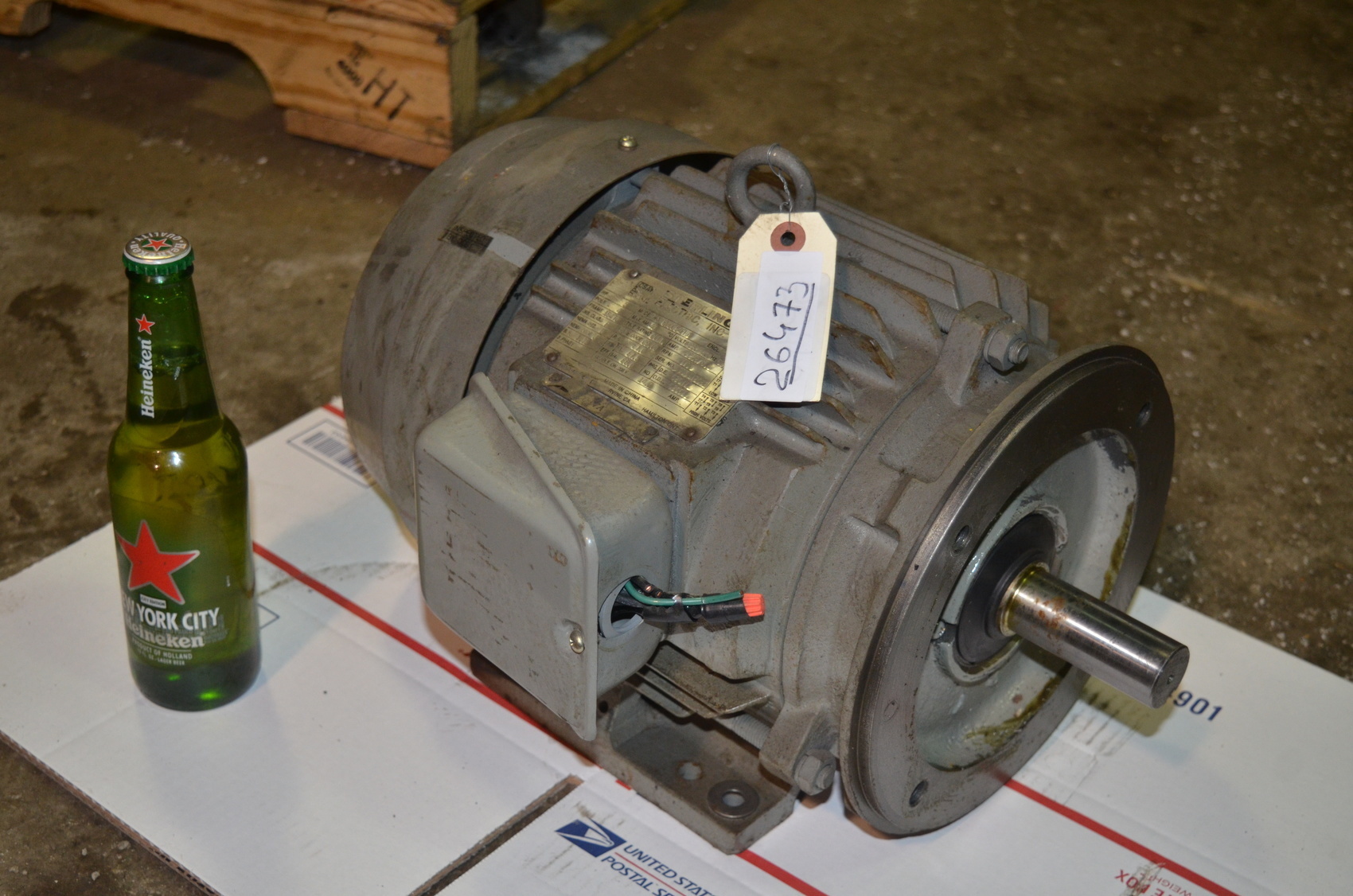 Sterling 5HP Electric Motor;Three Phase;1840TC;1735RPM