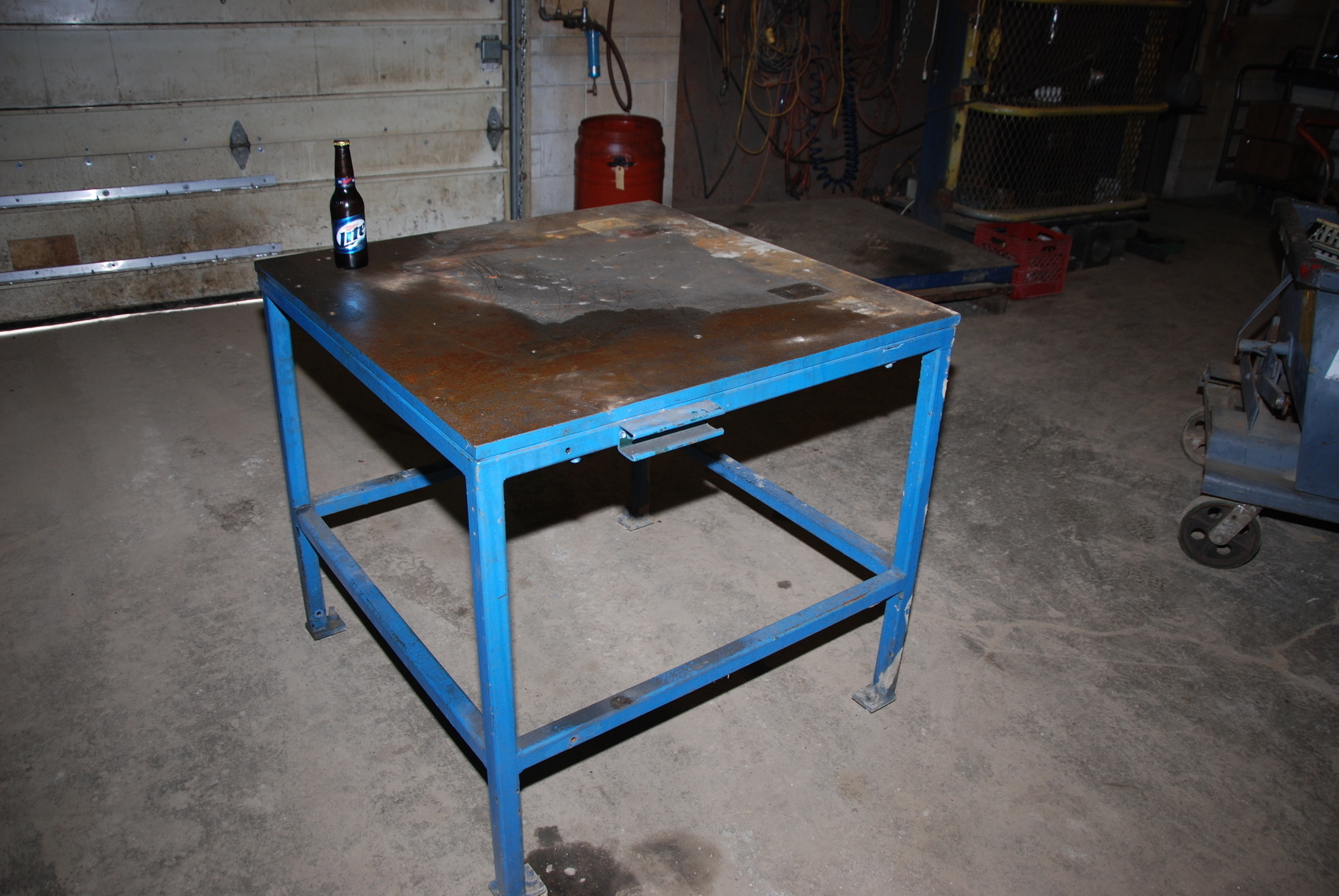 Heavy duty vibratory welding table;36x36x34";3/4"thick