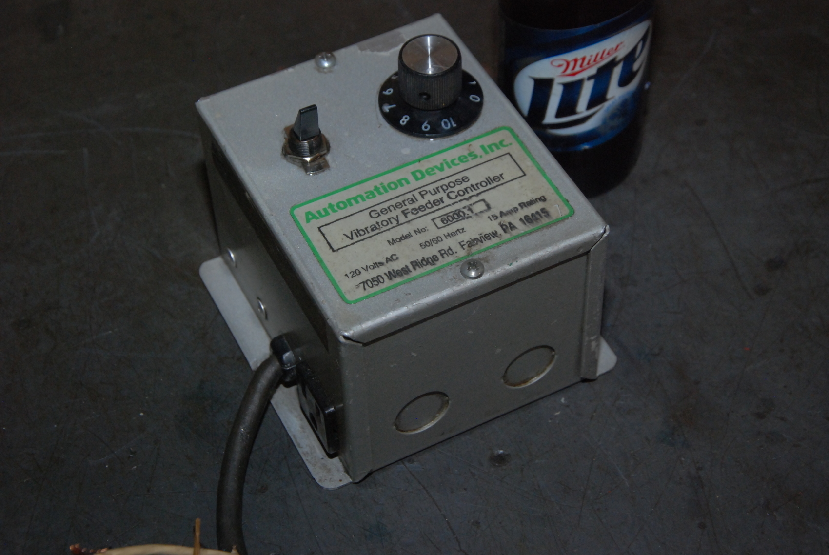 Automation Devices 6000.1 General Purpose Vibratory Feeder Cube;120VAC