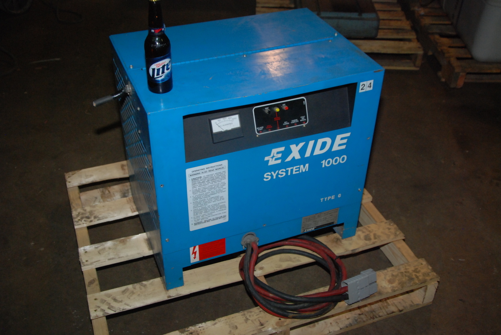 Exide G112775B forklift Battery Charger;24VDC output;143 Amps max