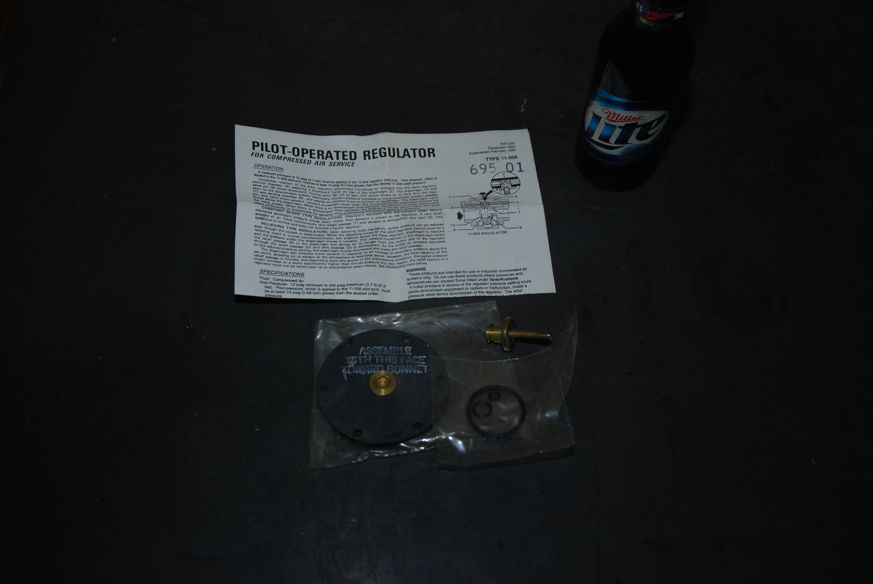 NEW 695 01 Pilotoperated Regulator rebuild kit