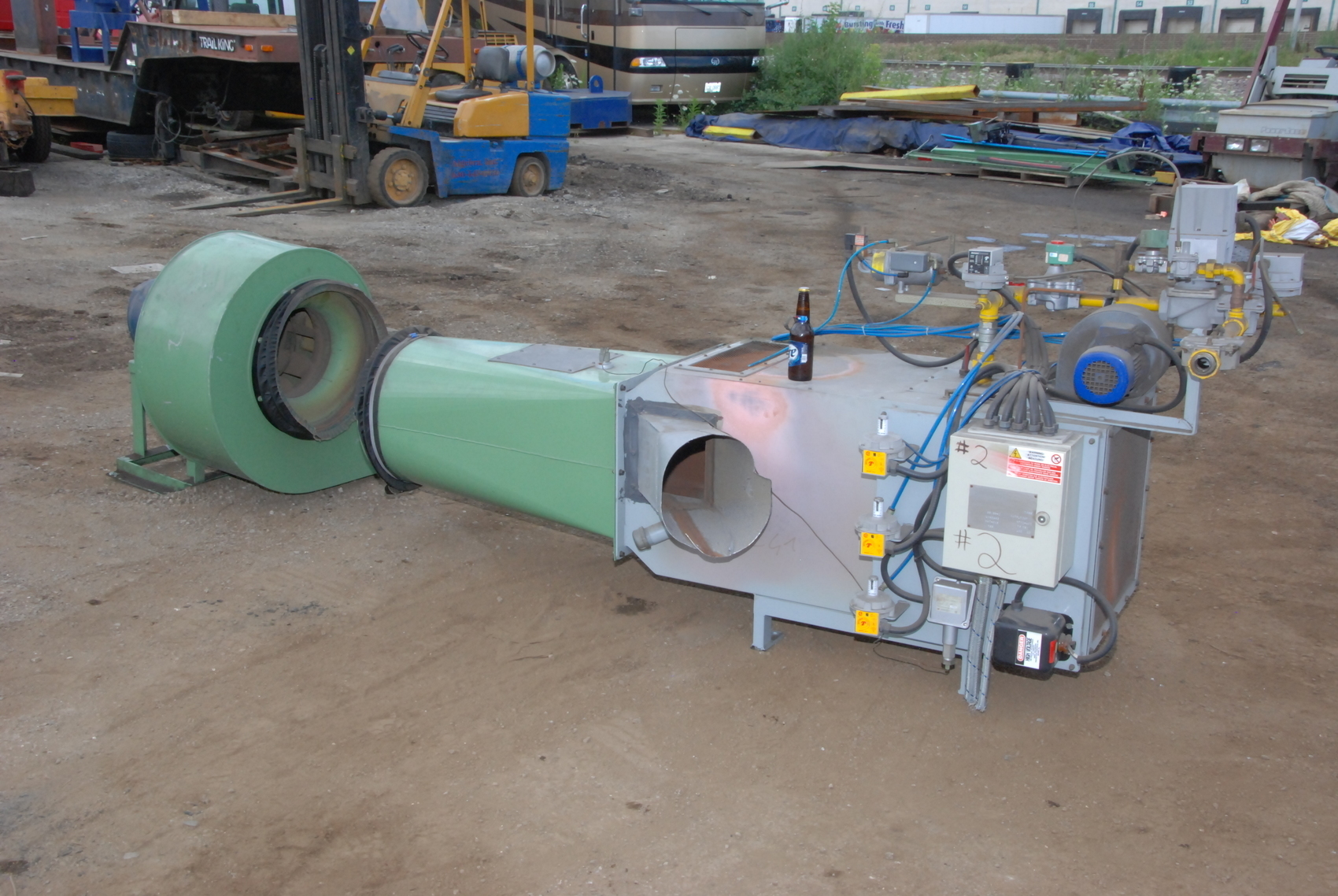 Imeco Natural Gas Converting System Furnace Burner Univent Fan blower