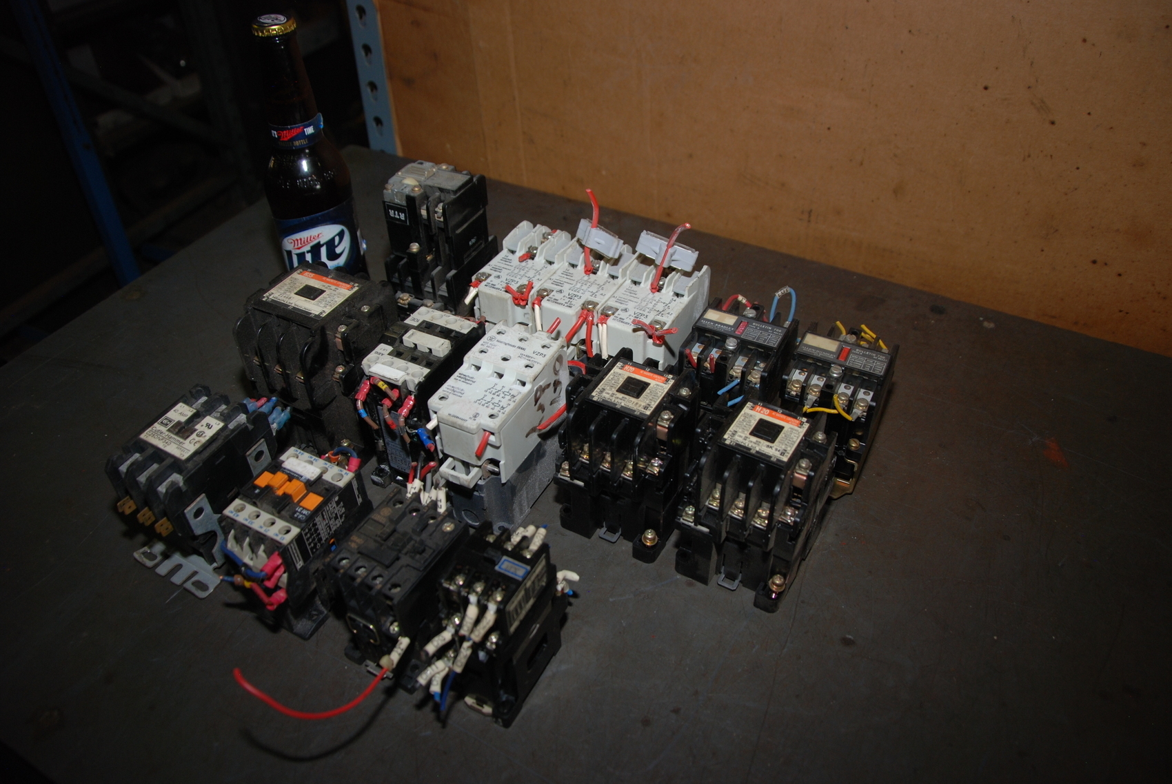 Lot of 15 Industrial Starters;Hitachi;Allen Bradley,Westinghouse