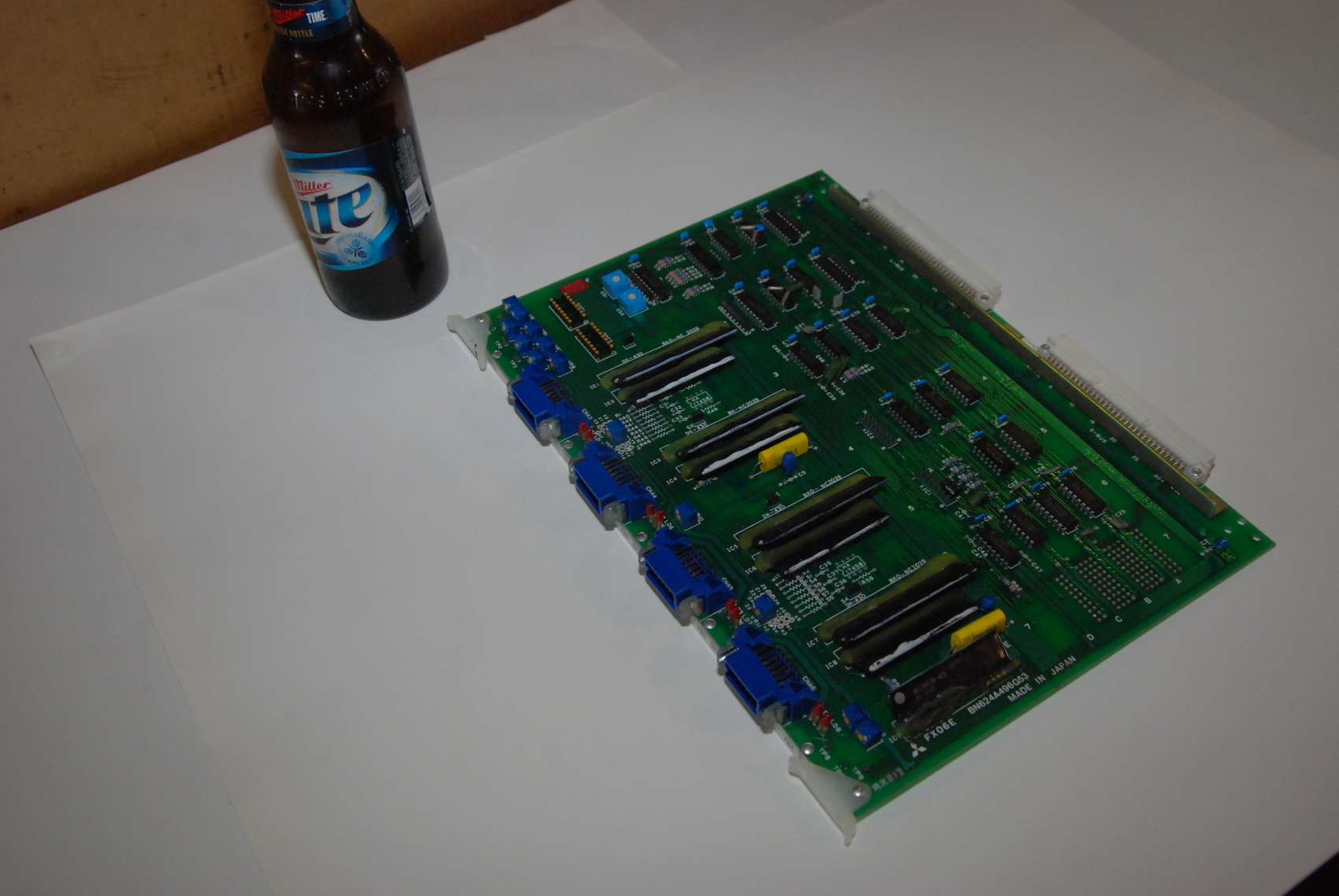 Mitsubishi FX06E BN624A496G53 Rev D Circuit Board CNC PLC Module