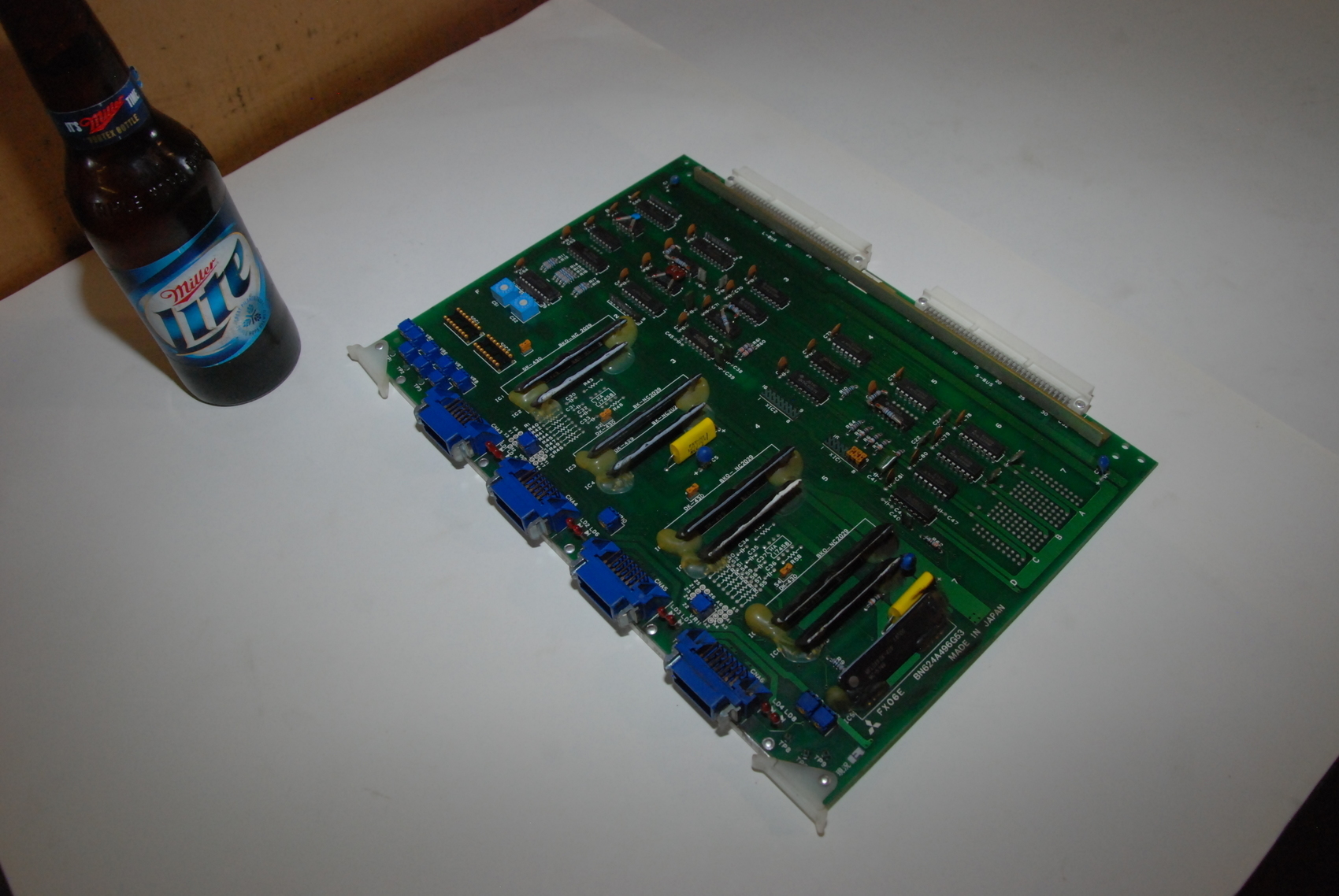 Mitsubishi FX06E BN624A496G53 Rev E Circuit Board CNC PLC Module