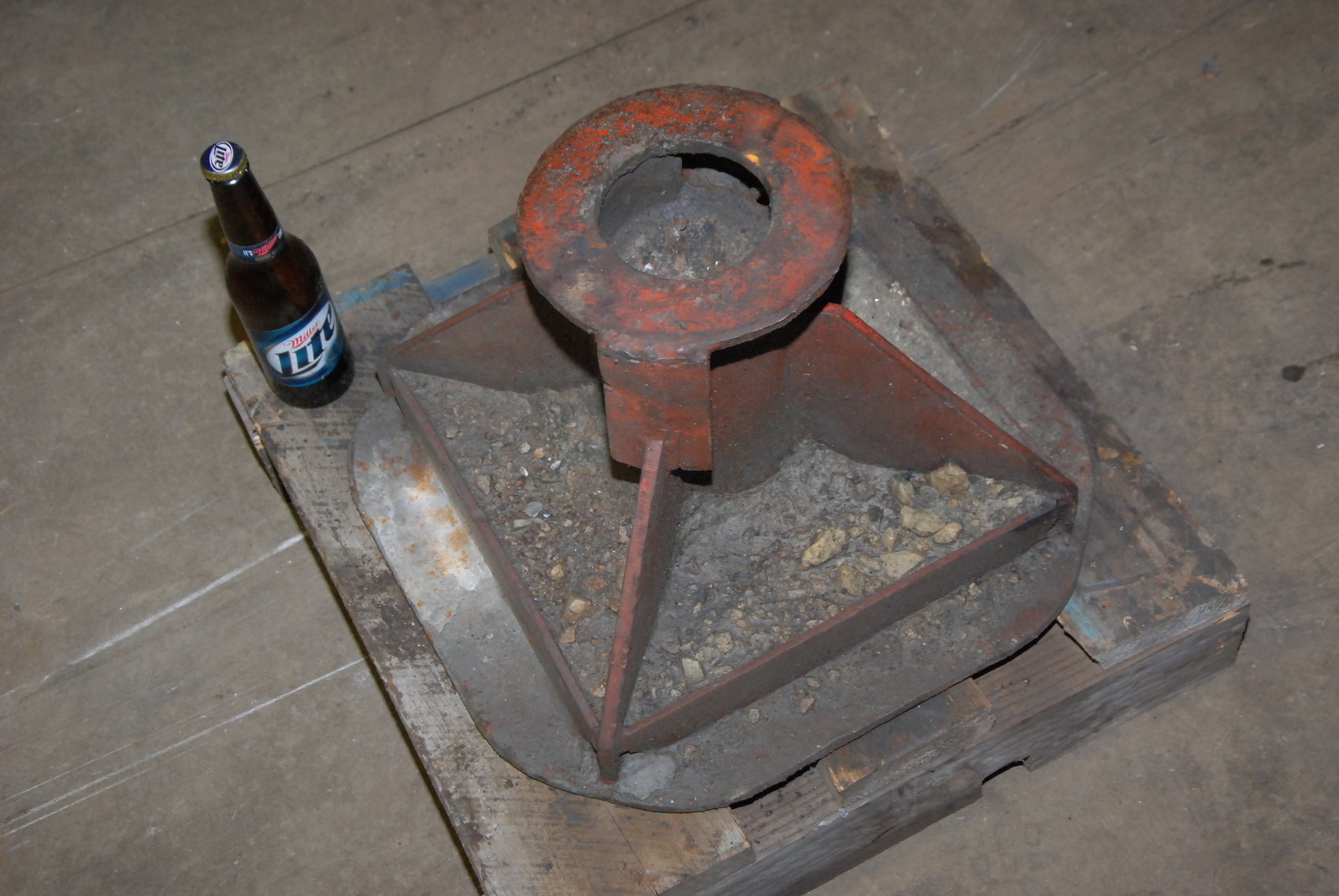 ONE,outrigger jack pad foot for Link Belt rtc 8080 rough terrain crane