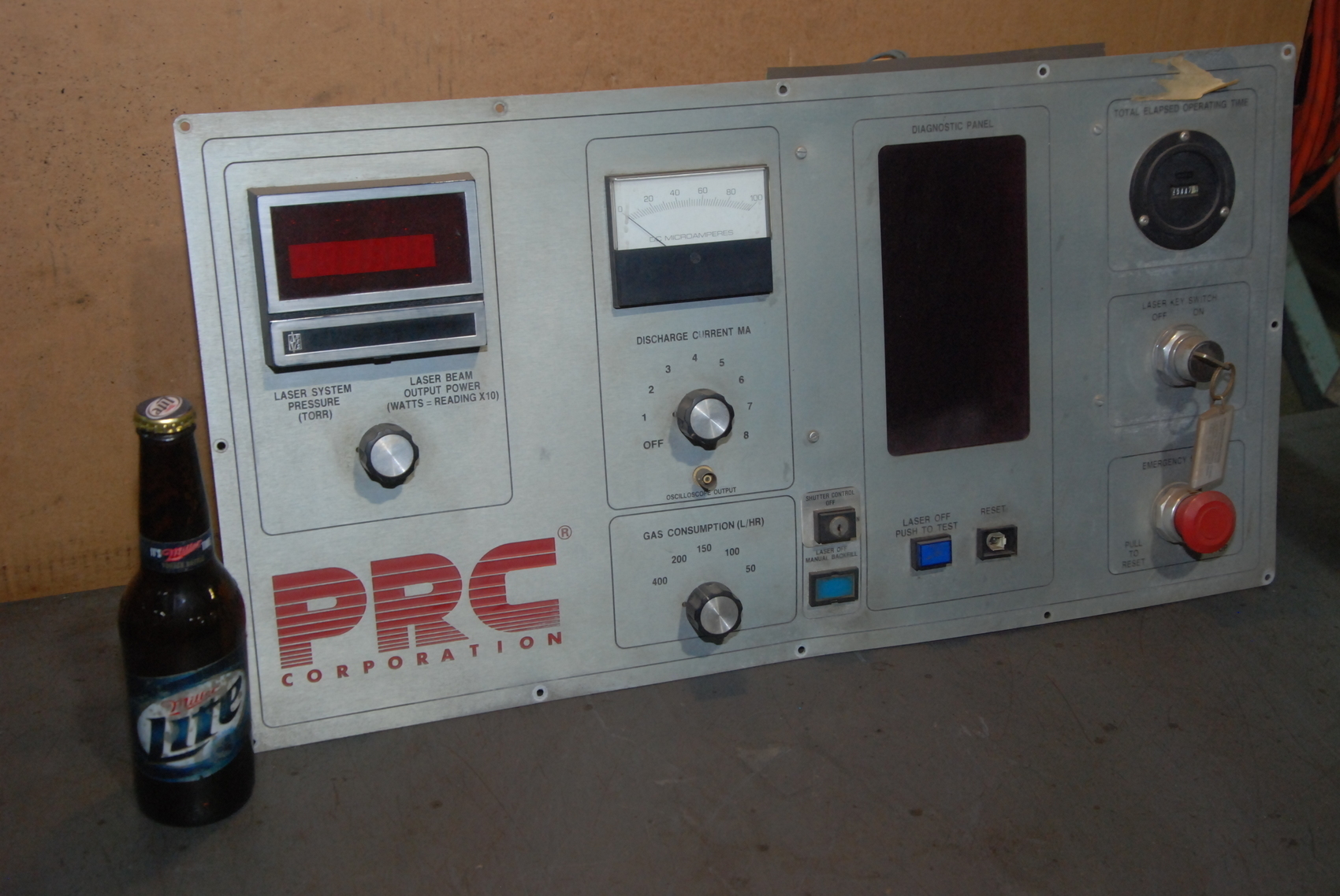 Amada Lasmac 667 PRC laser control panel