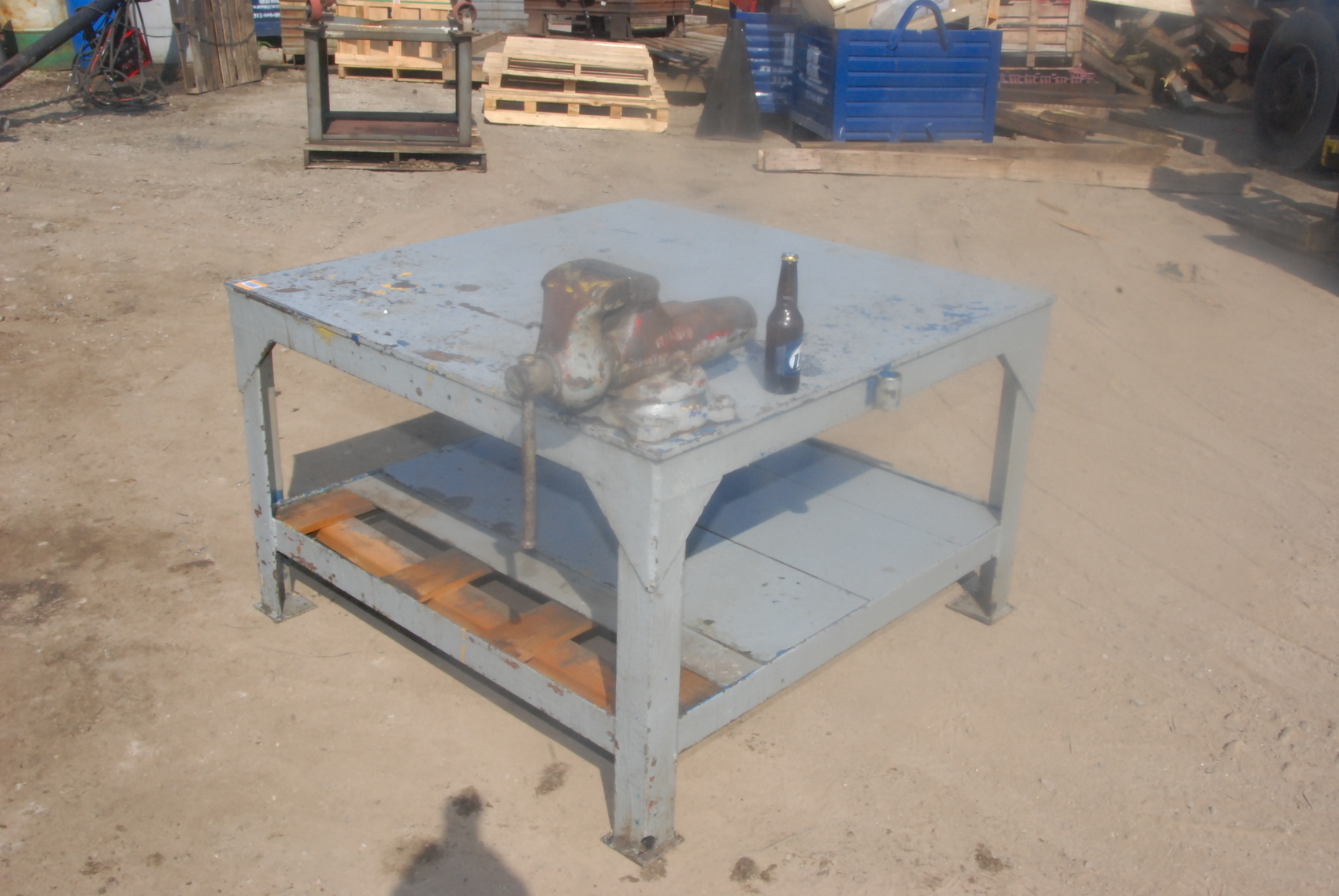 Steel Welding Table with Wilton 5"Bullet Machinist Vise!48x48x30