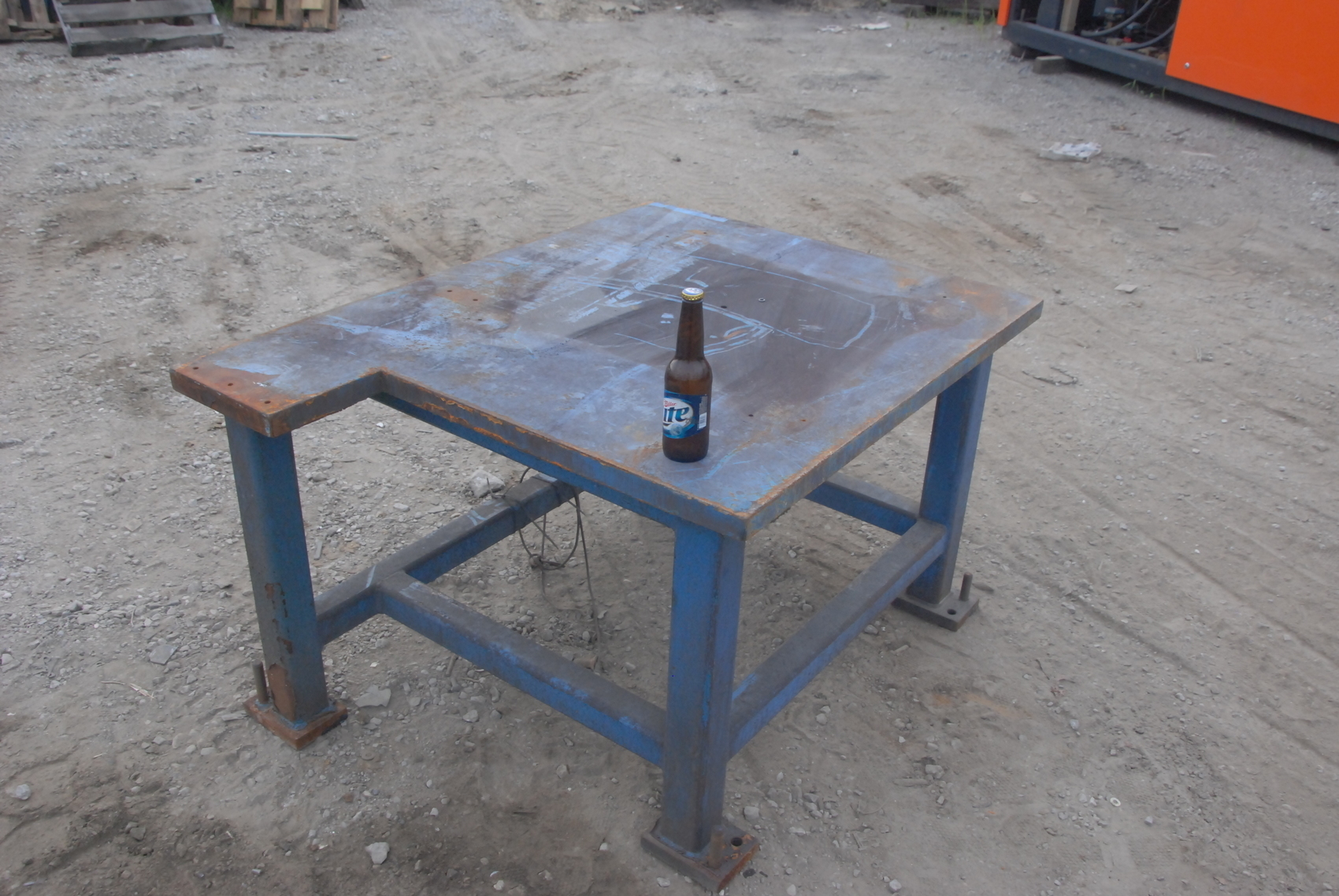 Welding table bench with extra corner 48x36x27 1.5"thick vibratory