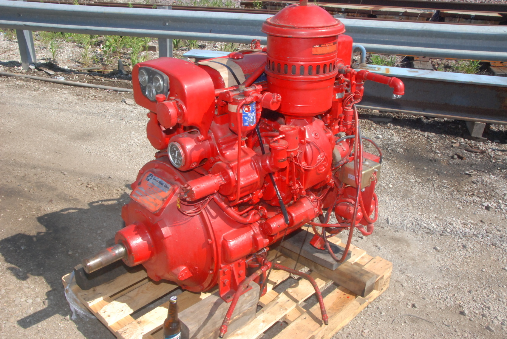 Detroit diesel 3-71 371 engine from a Peerless fire water pump