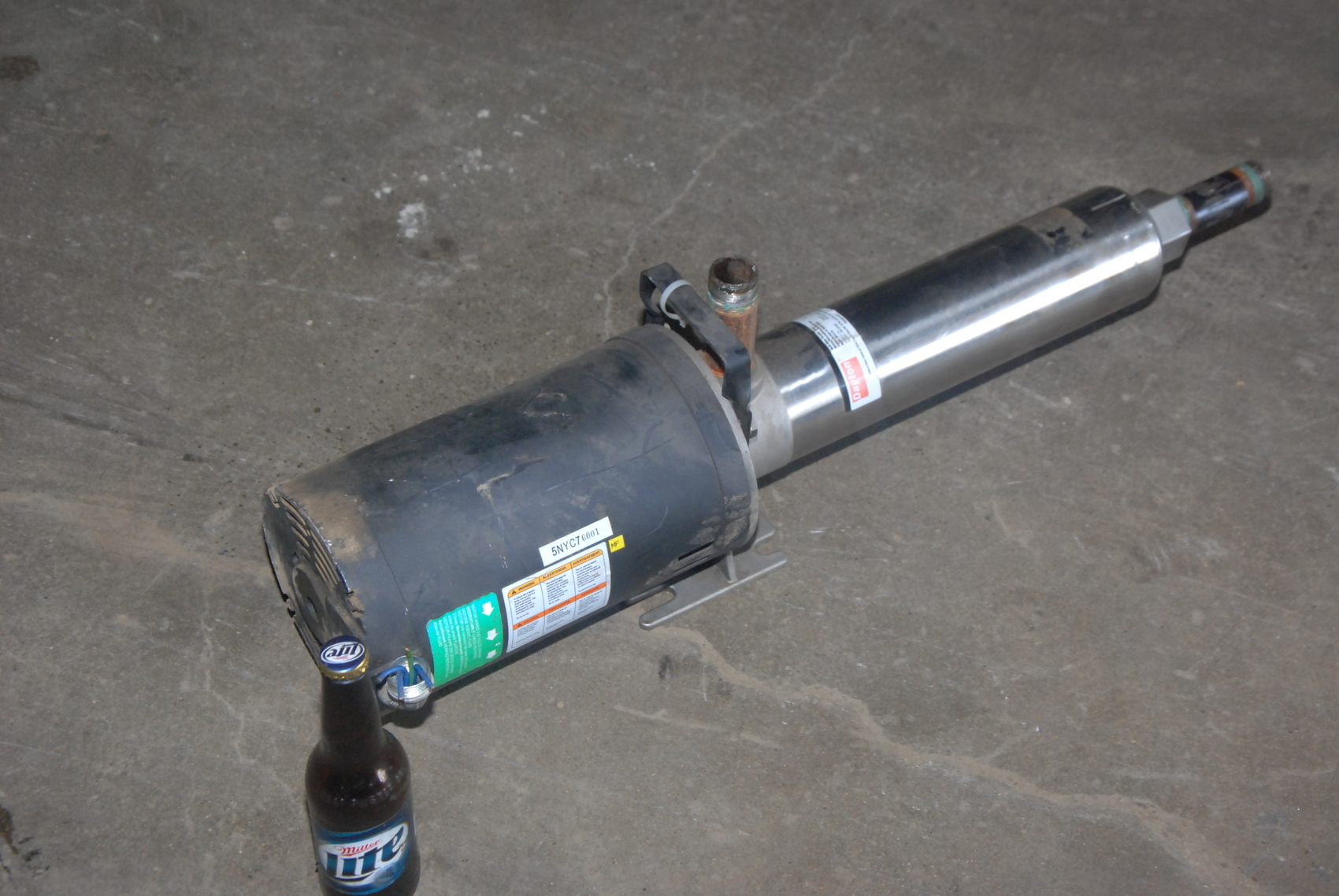 Dayton high pressure liquid booster pump 5NYC7A Motor pptnya21gg 2hp