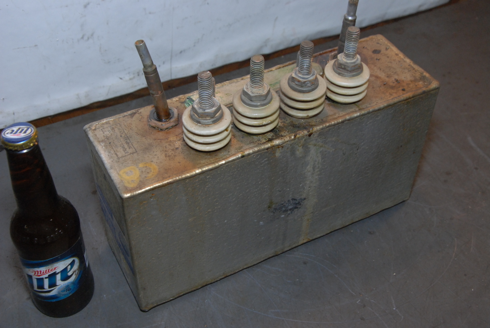 GE DIELEKTROL CAPACITOR 19L130RH1 800V 3 KHZ 600 KVAR AJAX TOCCO