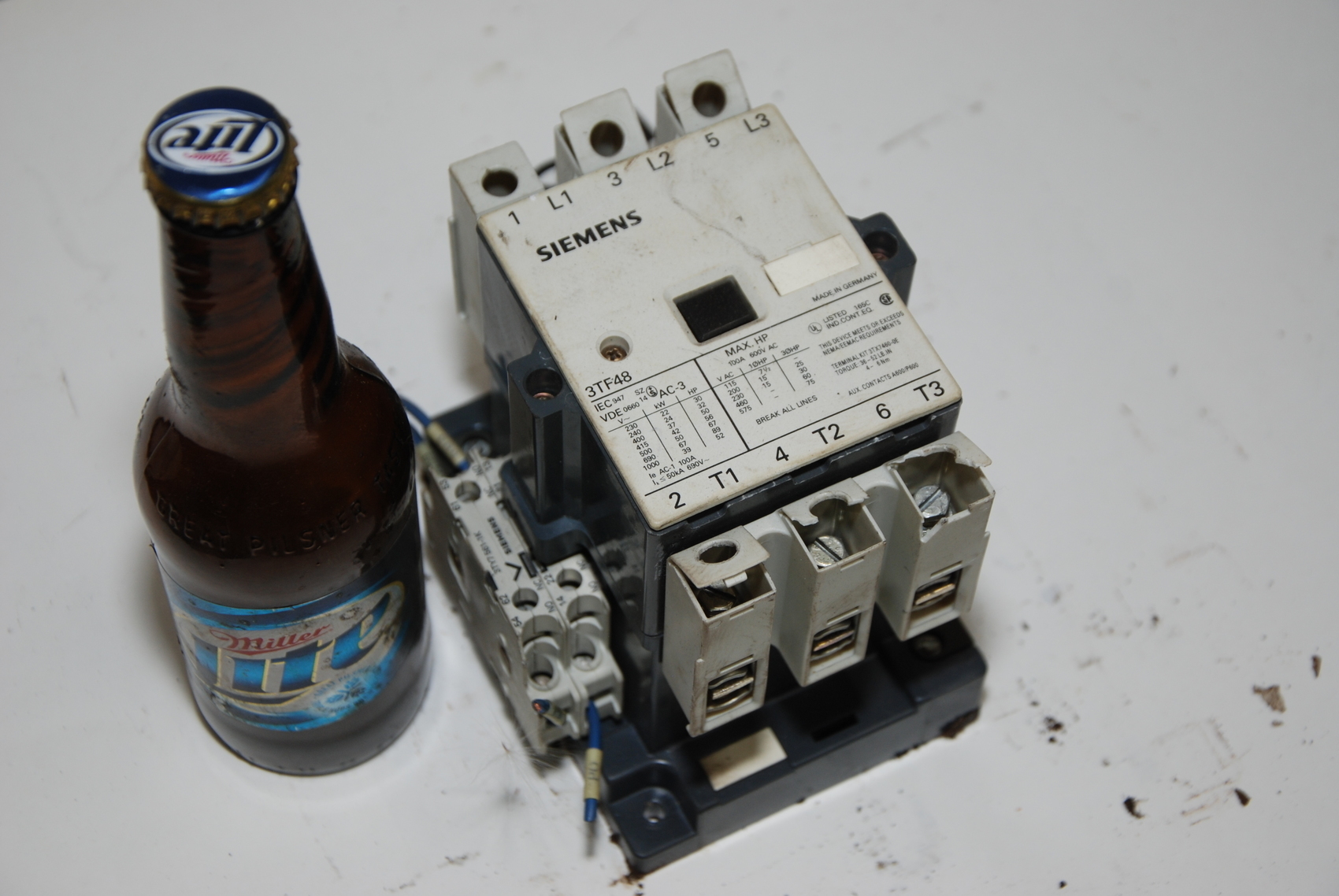 SIEMENS 3TF48 CONTACTOR STARTER