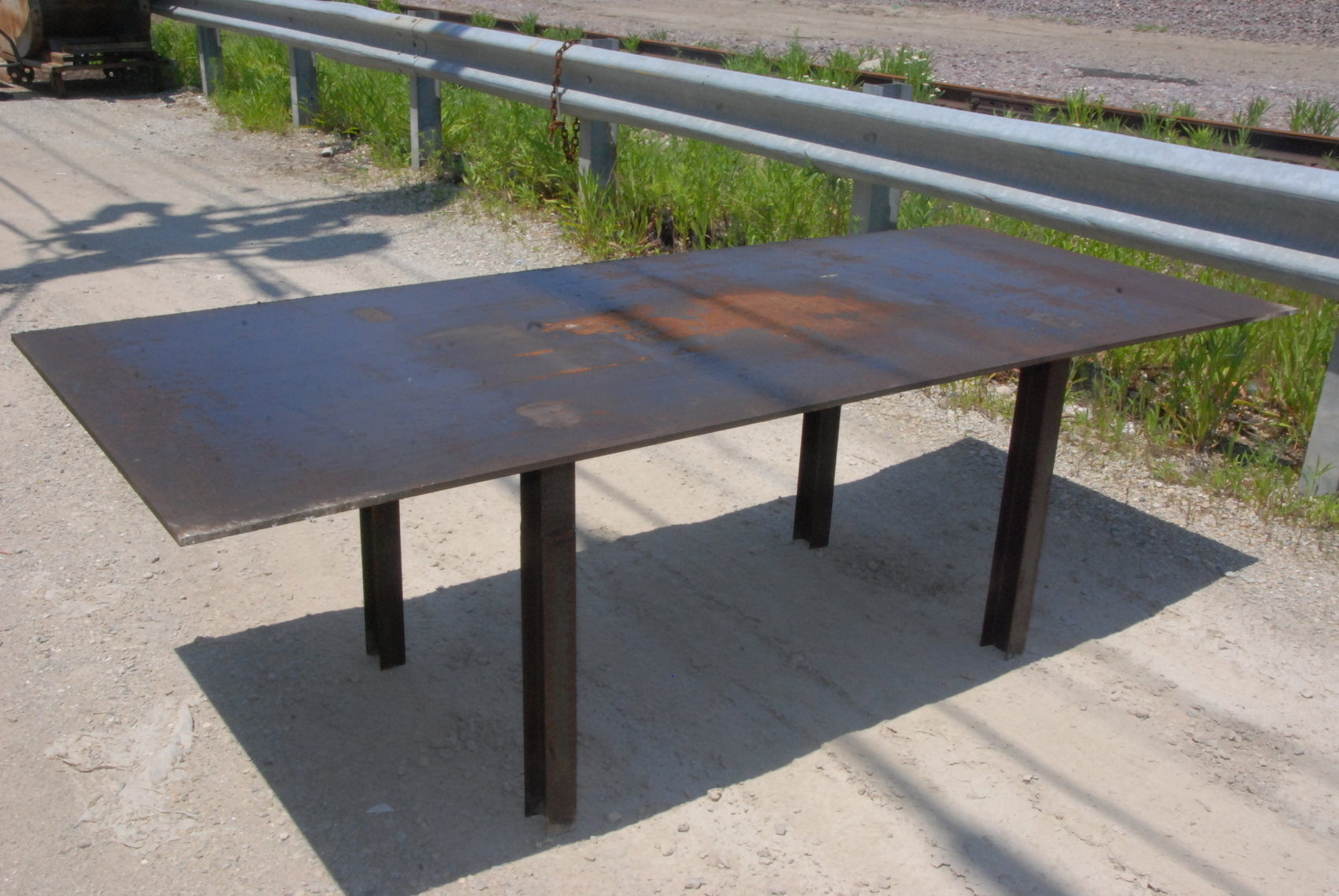 Welding table 96 1/2*40*30,3/8"thick nopl