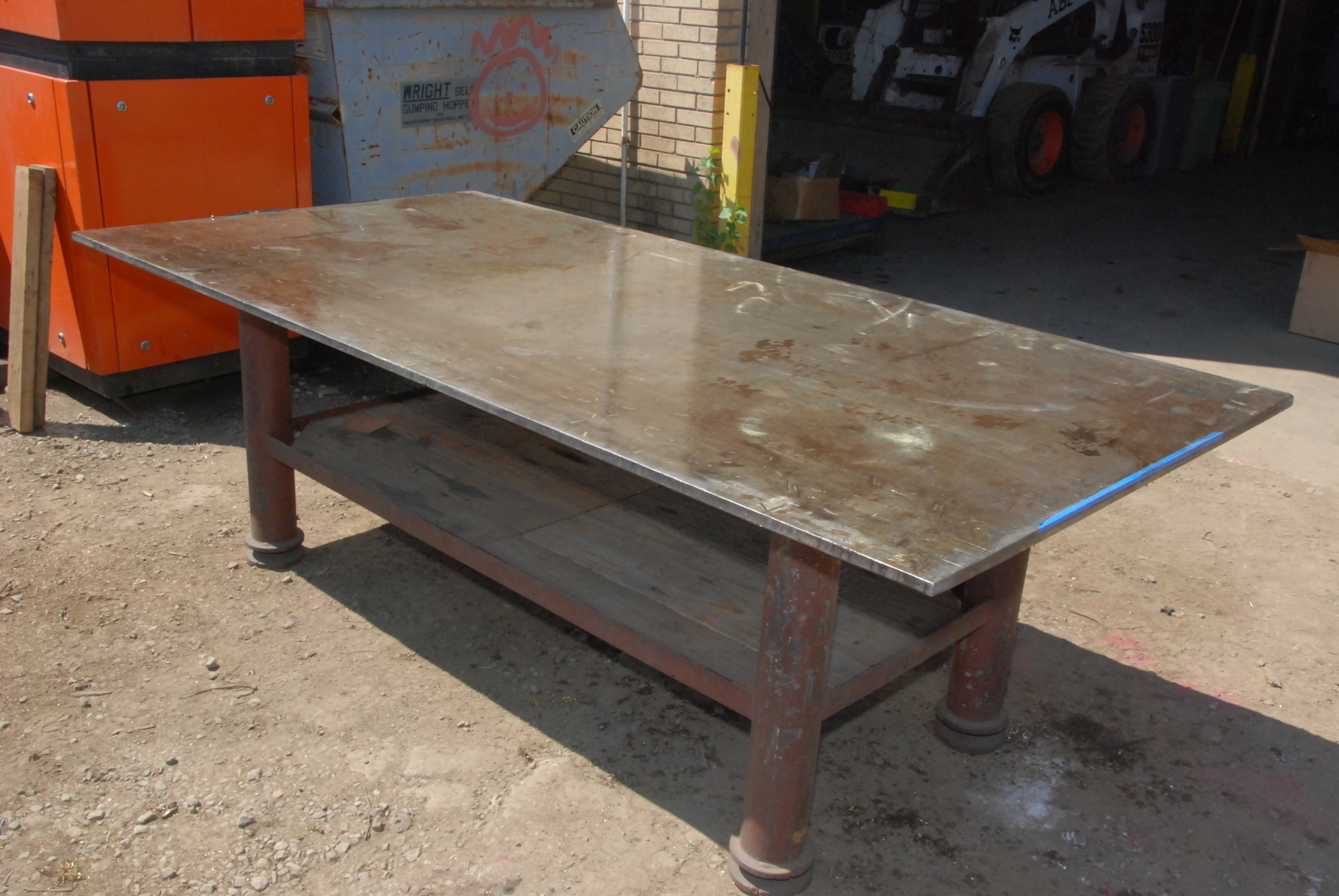 Heavy Duty Welding table 96 1/2*48*32 thick 7/8"