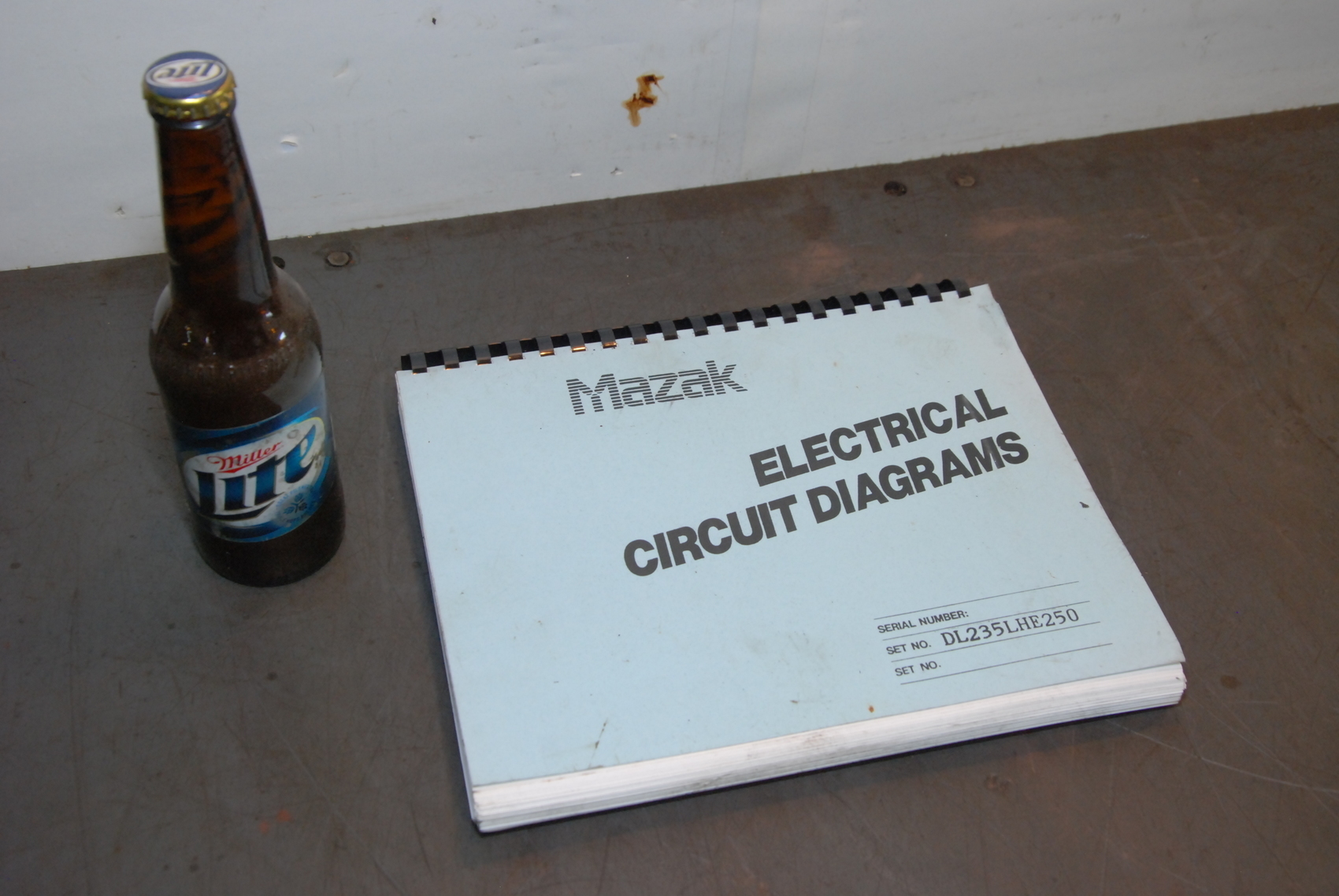 Mazak Electrical Circuit Diagrams,Set:DL235LHE250