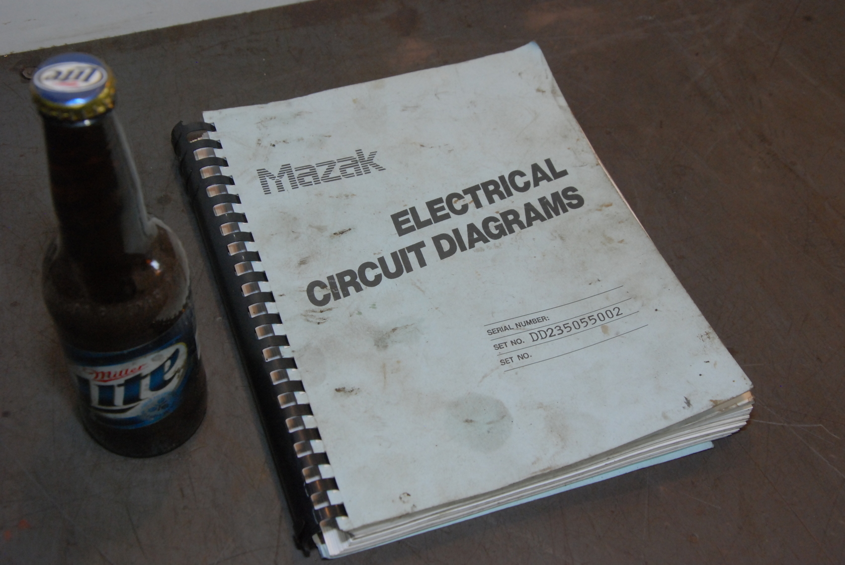 Mazak Electrical Circuit Diagrams,Set:DD235055002