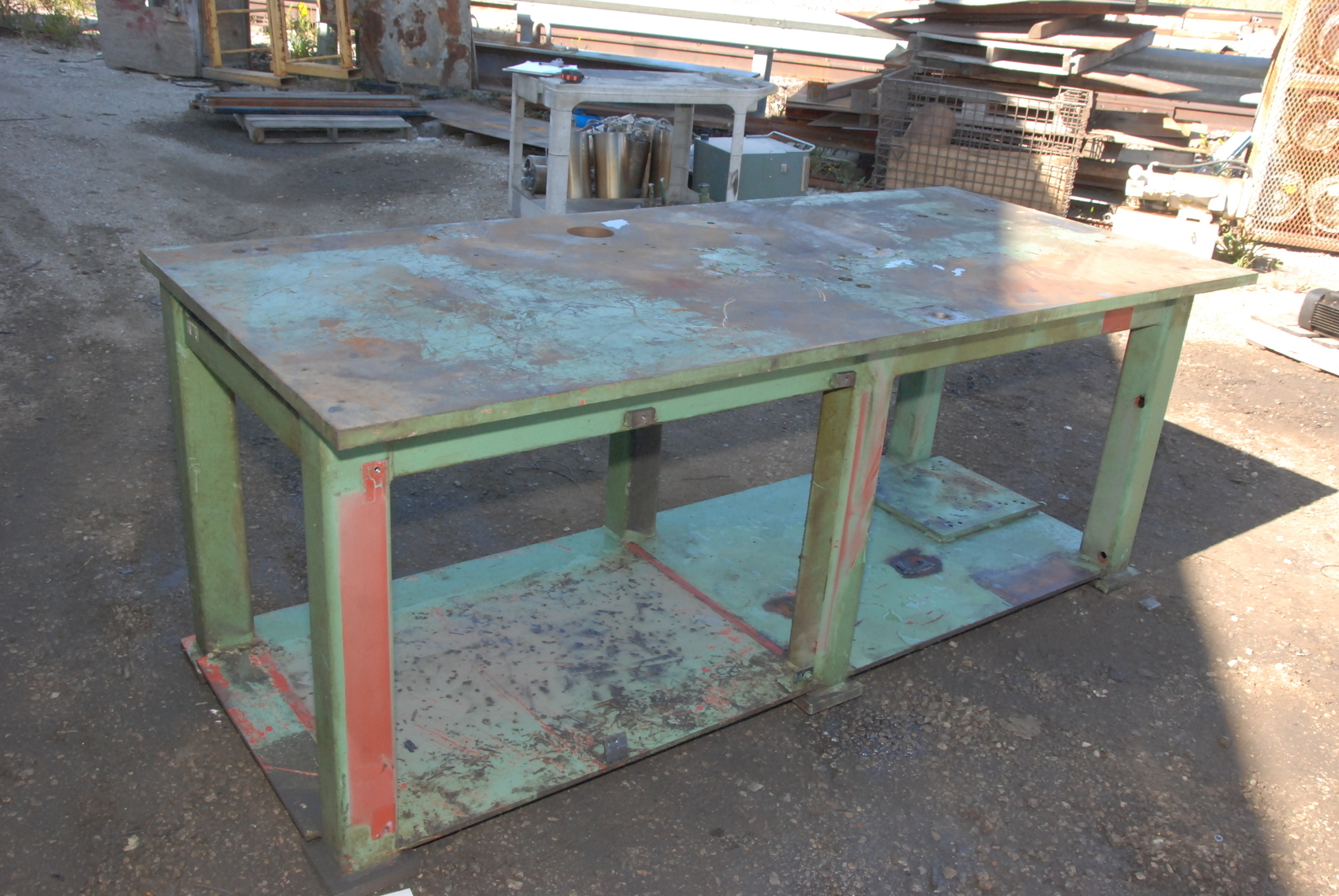 Heavy Duty Welding Table 87*38*34,1"thick nopl nobo