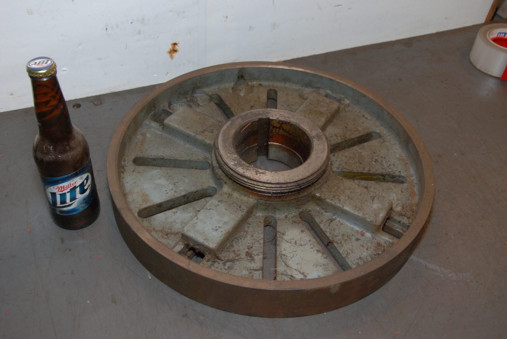 LeBLOND 17 DIAM Metal Lathe Face Plate L1 Taper