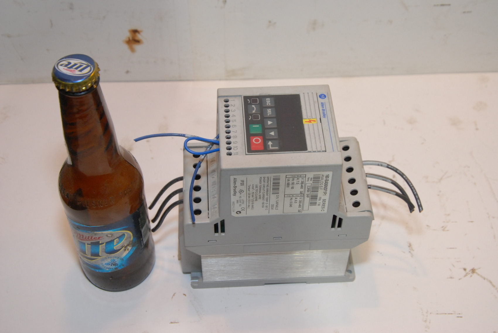 Allen Bradley,160-BA06NSF1P1 Variable Speed Drive Ser C FRN 7.06 3HP