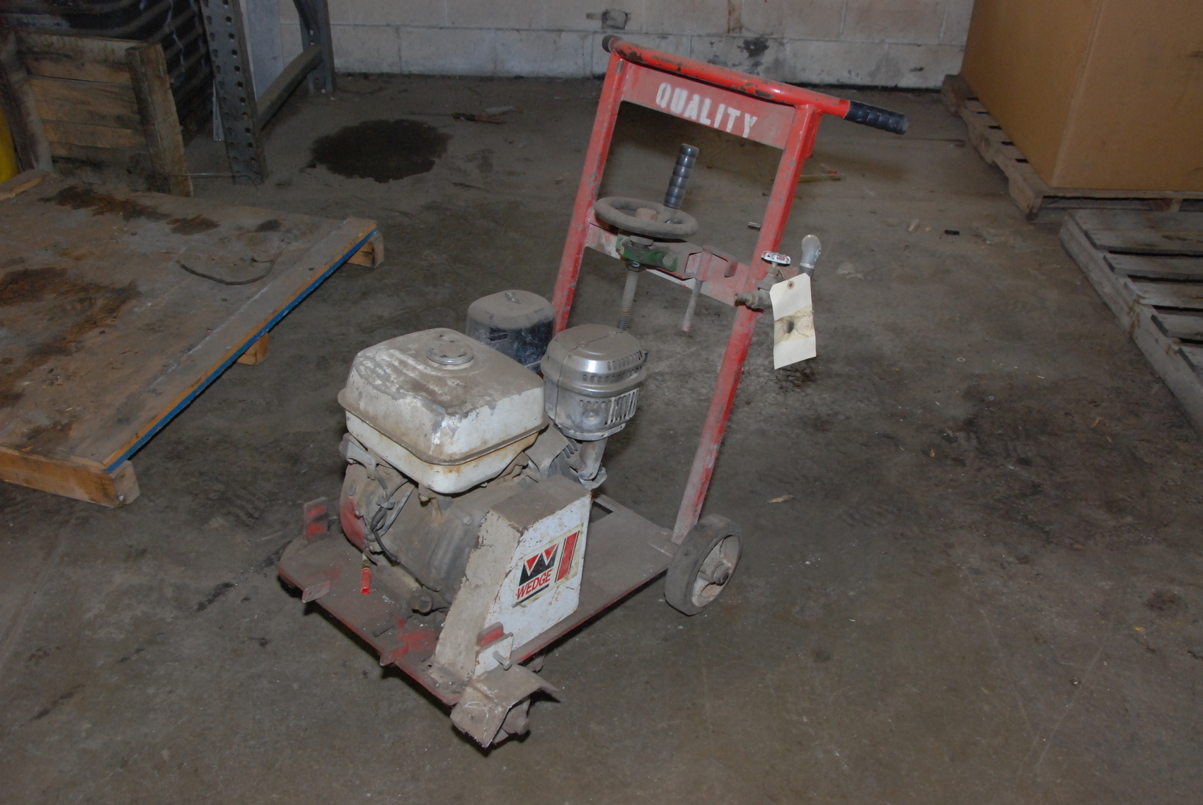 WEDGE Gas Powered Concrete Joint Cutter,Untested