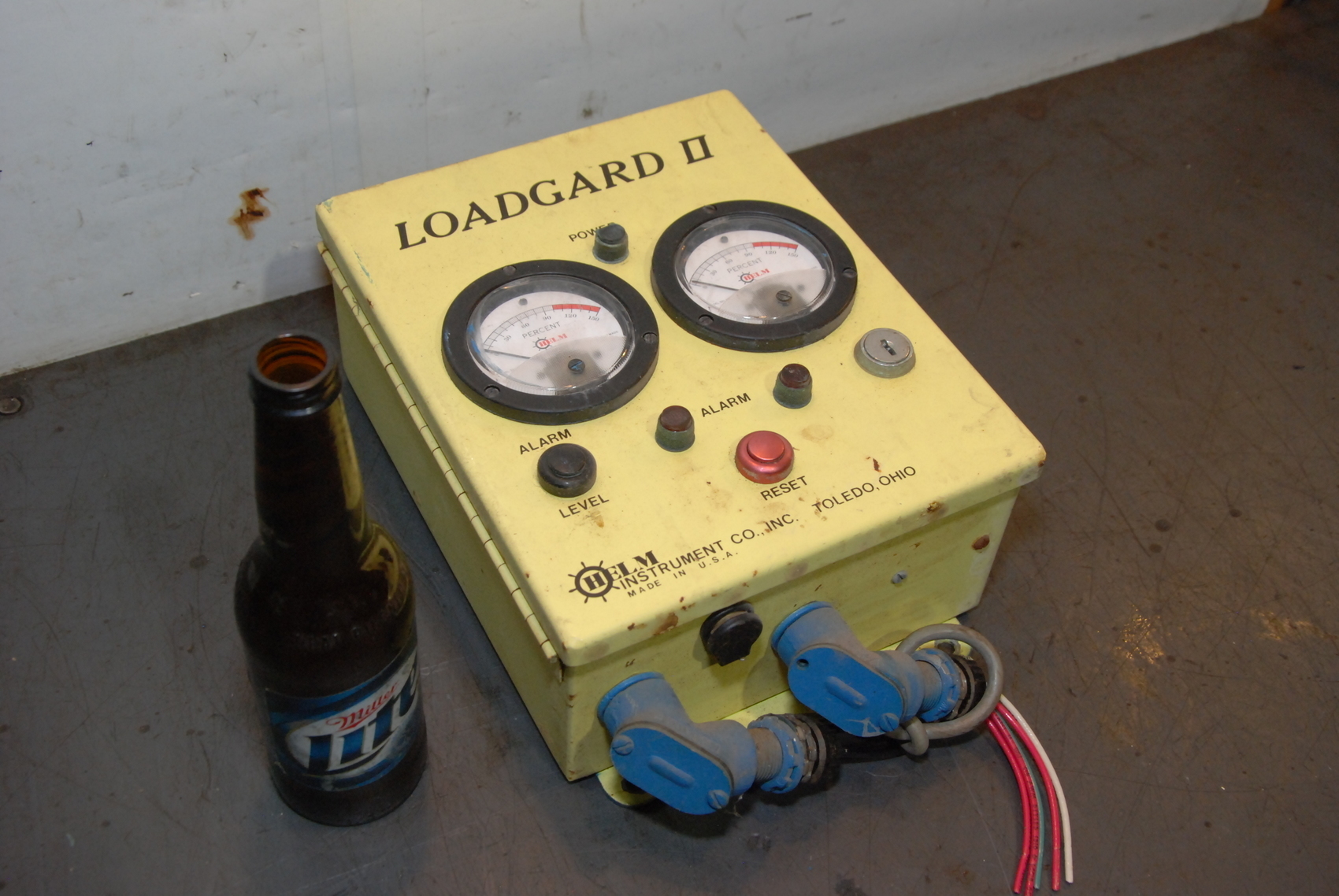 Helm Loadgard Tonnage Load Monitor Meter 150 Ton