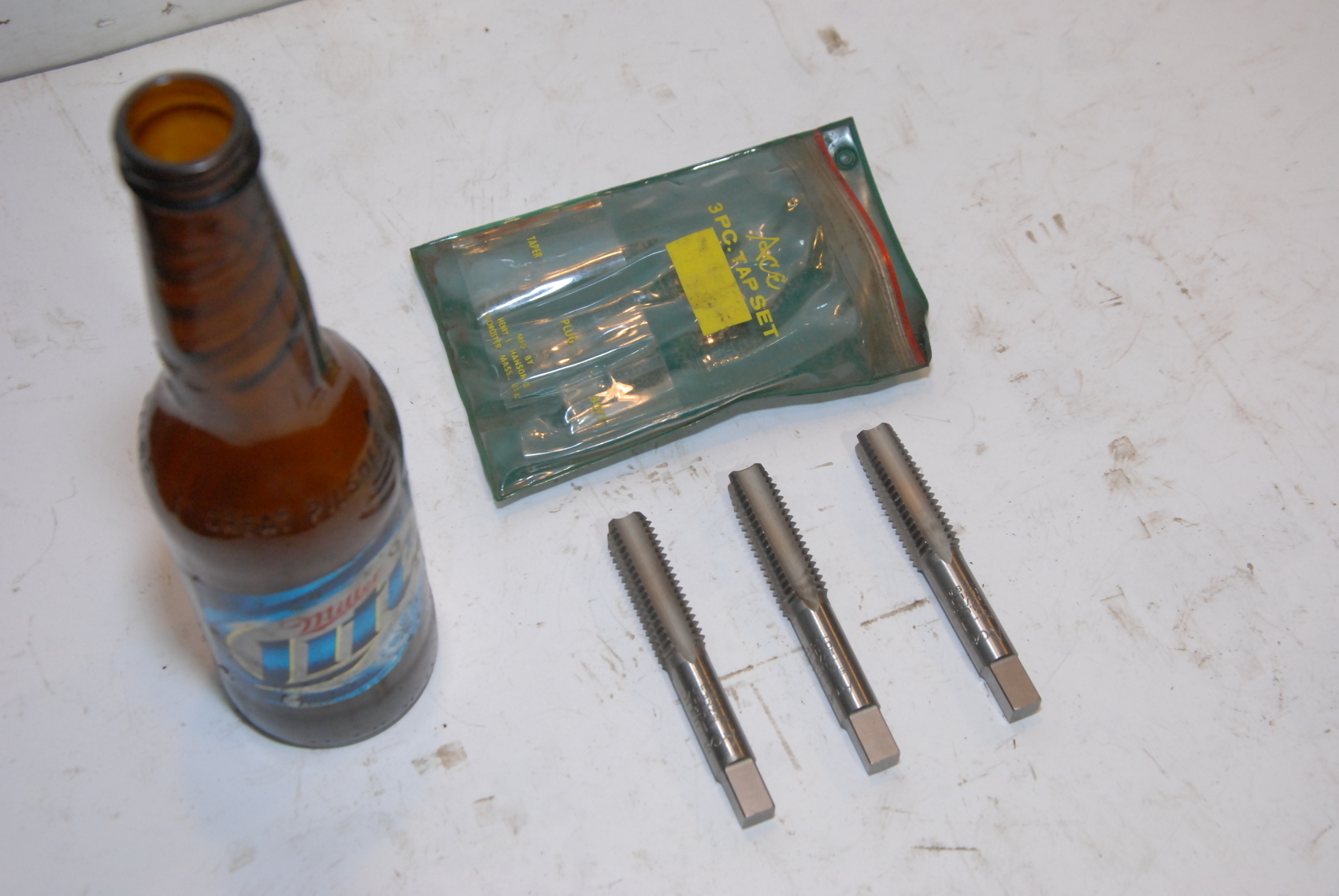 NEW ACE 3PC.TAP SET 5/8"-11 NC Drill Hanson USA