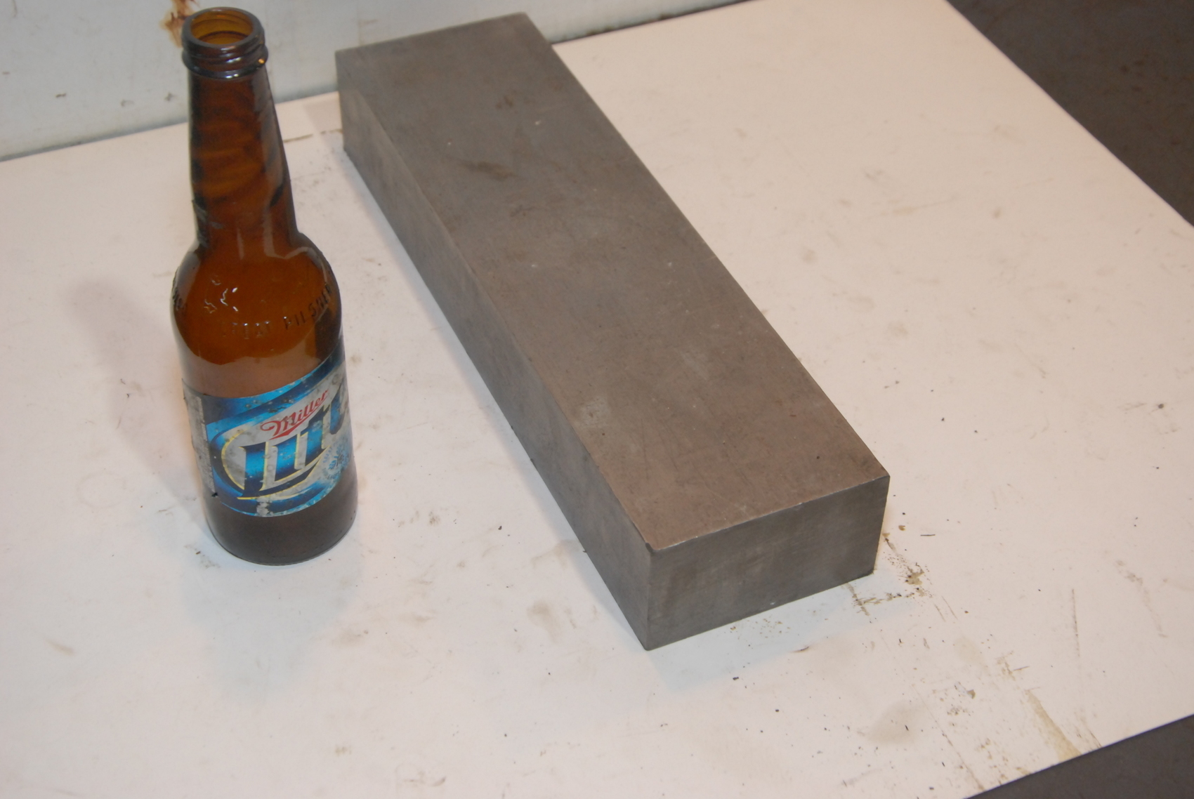 Steel Rectangular Bar for blacksmith anvil,14*4*2,35lbs