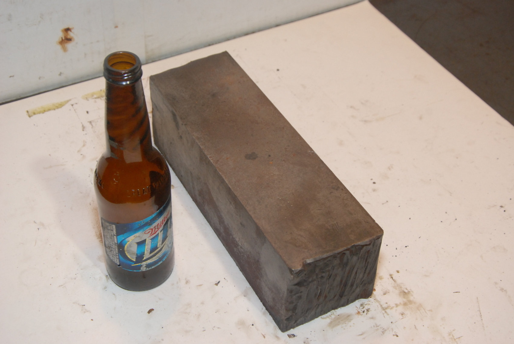 Steel Rectangular Bar for blacksmith anvil,11*3.5*3.5,37lbs