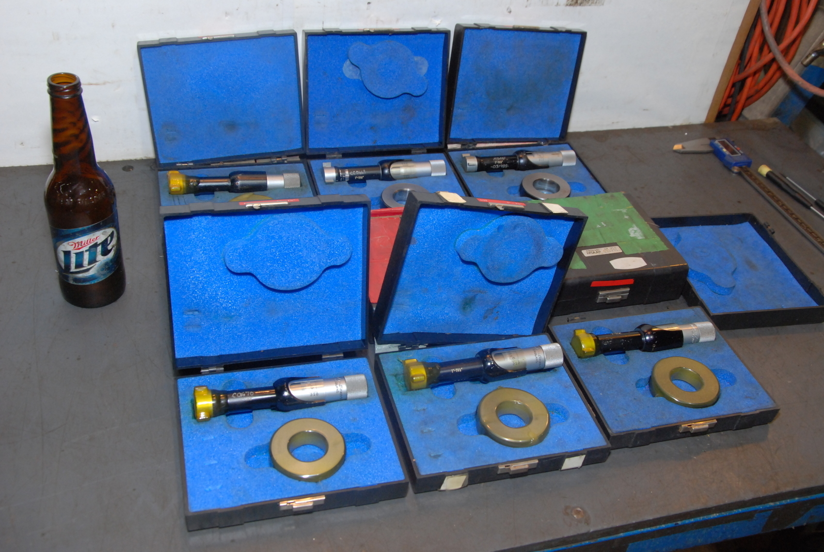 ONE!FOWLER BOWERS VERNIER MICROMETER INTRIMIK 1in-1.5in W/Ring Hole