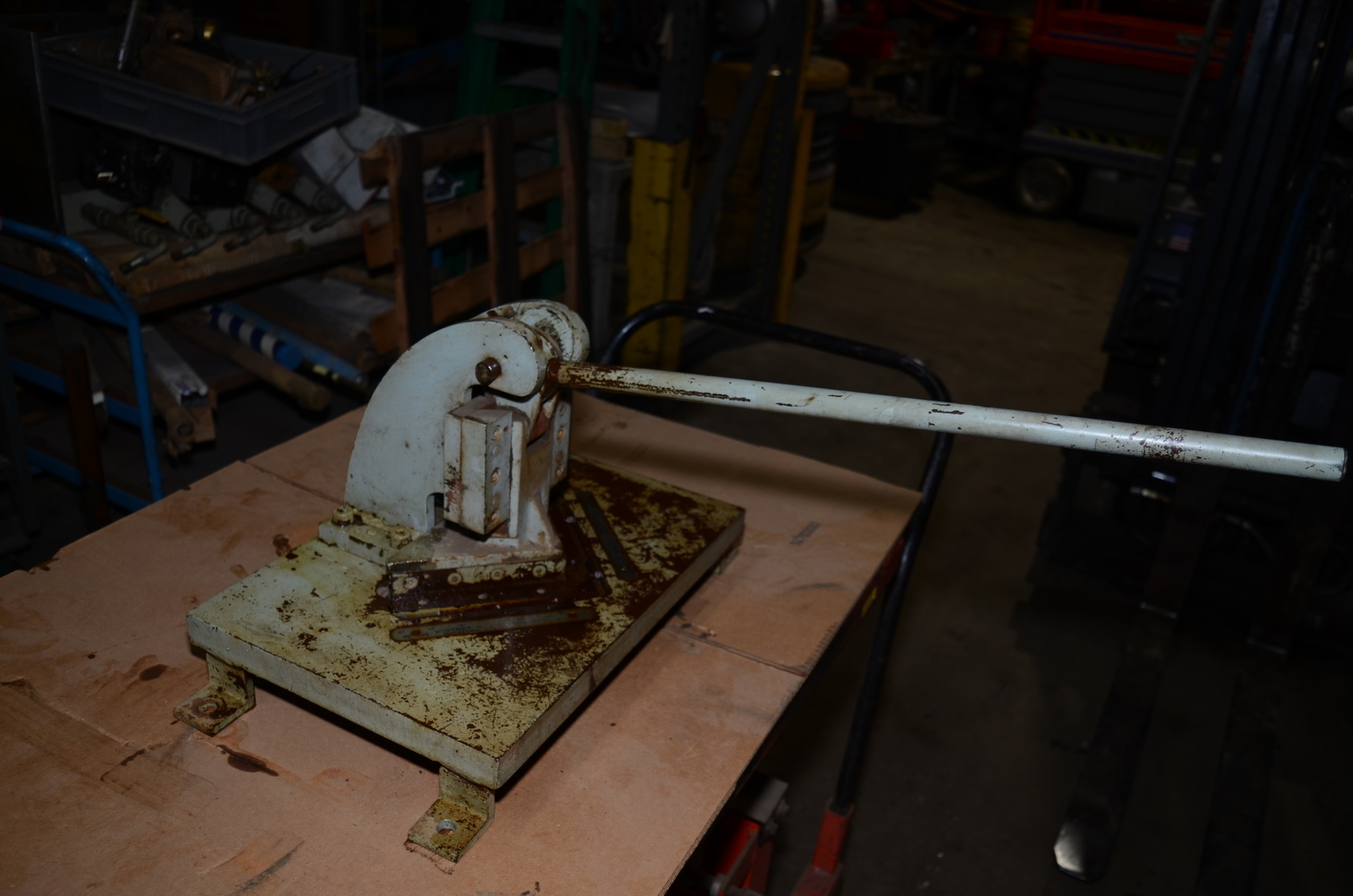 Whitney No100 sheet metal notcher tinsmith bench shear blacksmith tool