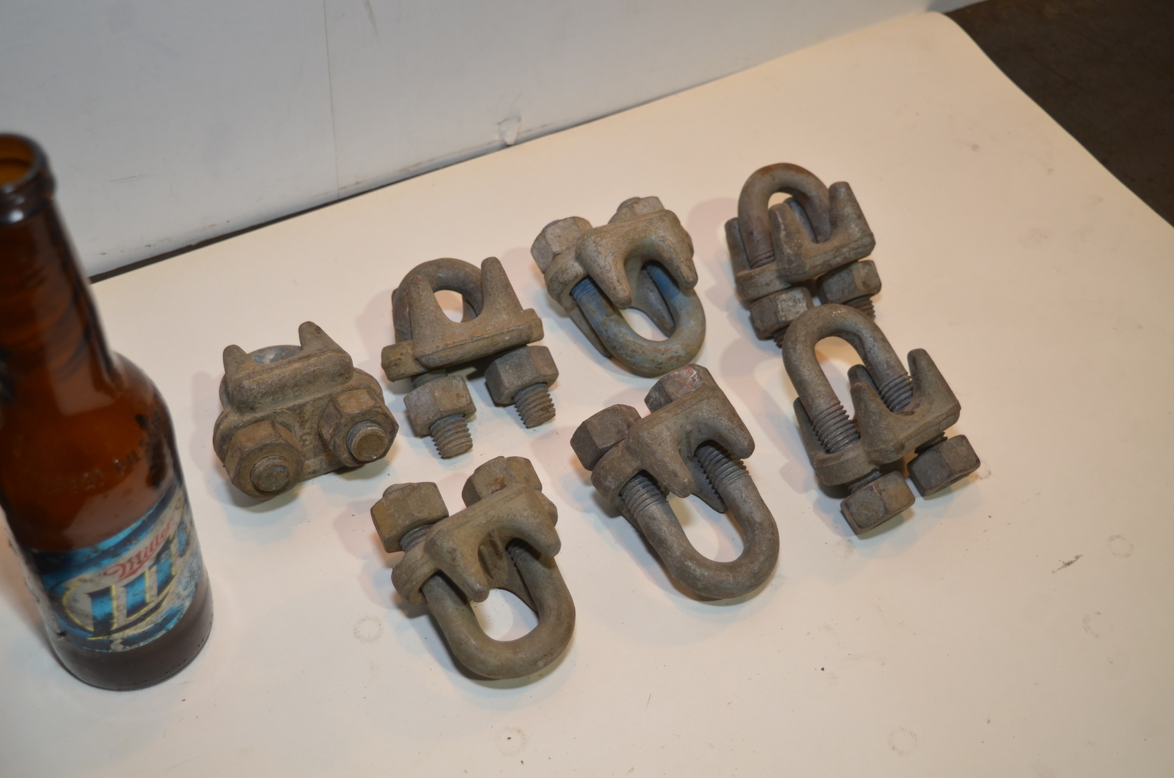 LOT of 7 WIRE ROPE CLIP 3/4