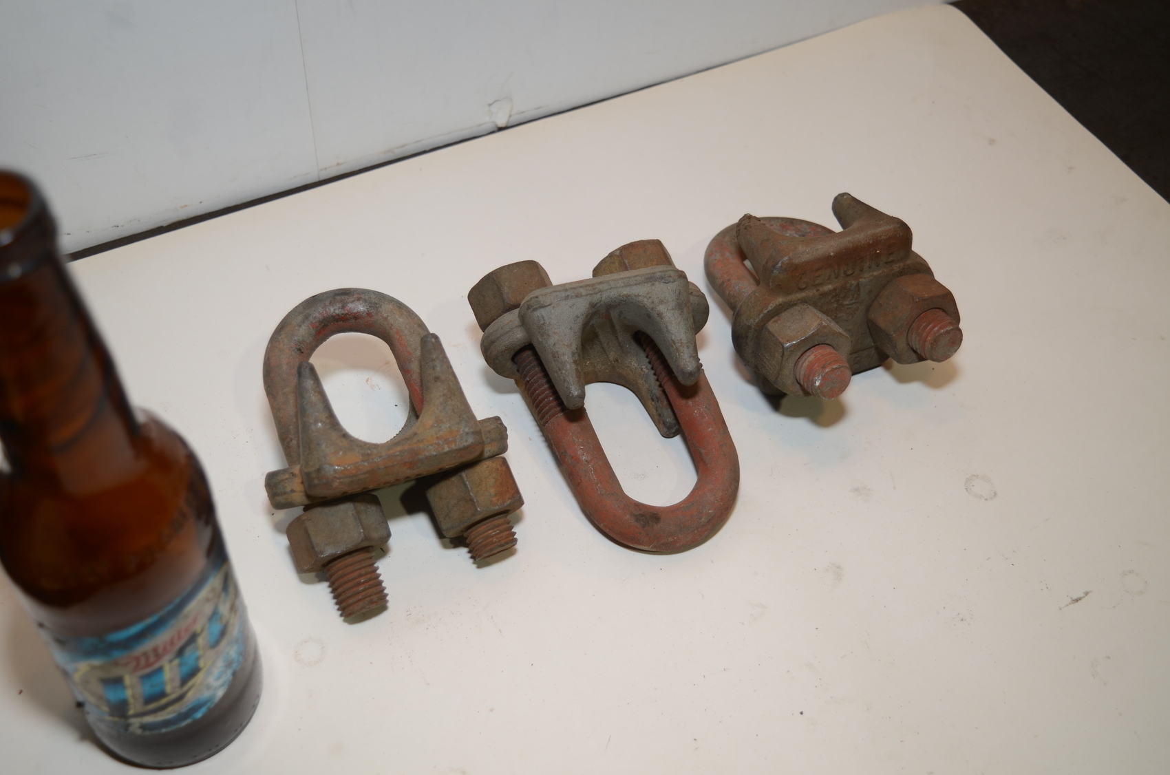 LOT of 3 CROSBY GENUINE WIRE ROPE CLIP 1 1/8