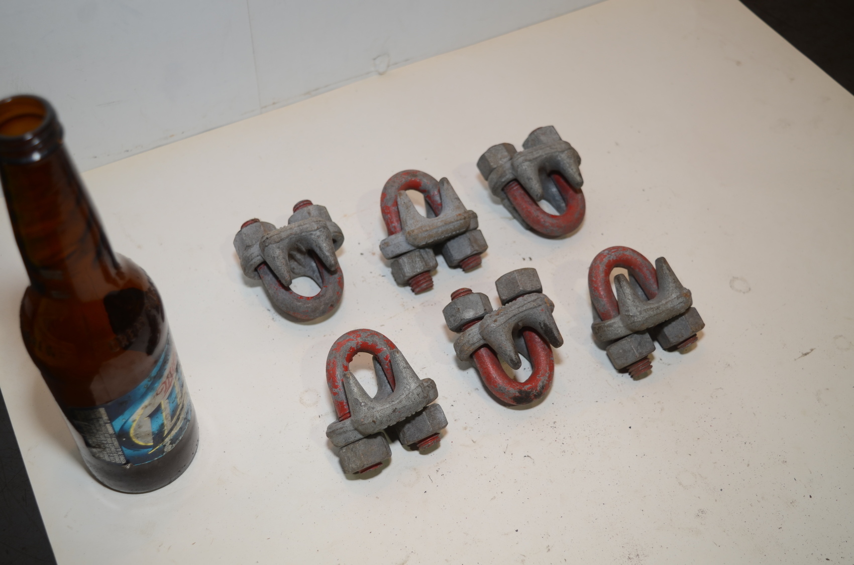 LOT of 6 CROSBY GENUINE WIRE ROPE CLIP 9/16