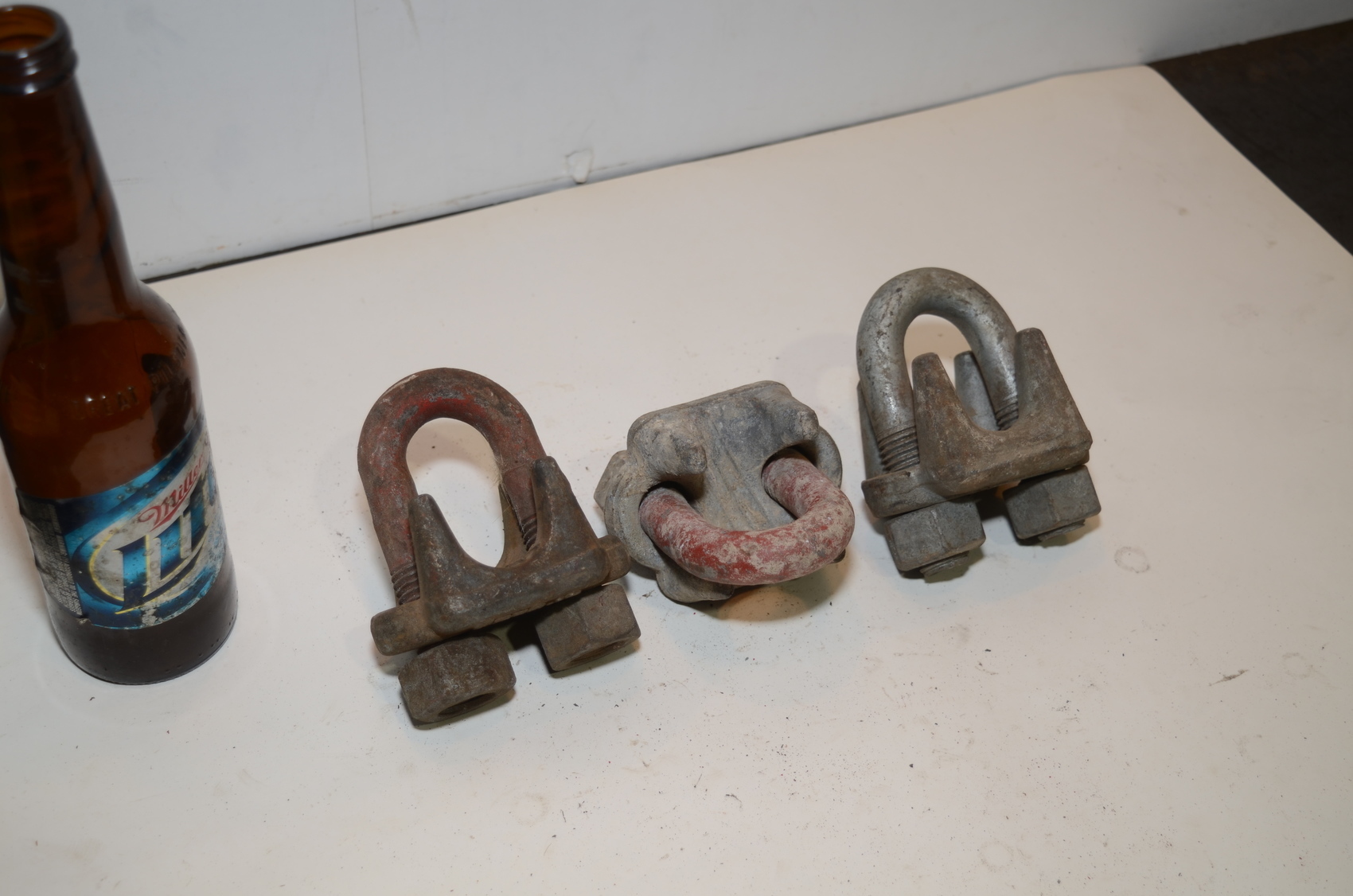 LOT of 3 CROSBY GENUINE WIRE ROPE CLIP 1in
