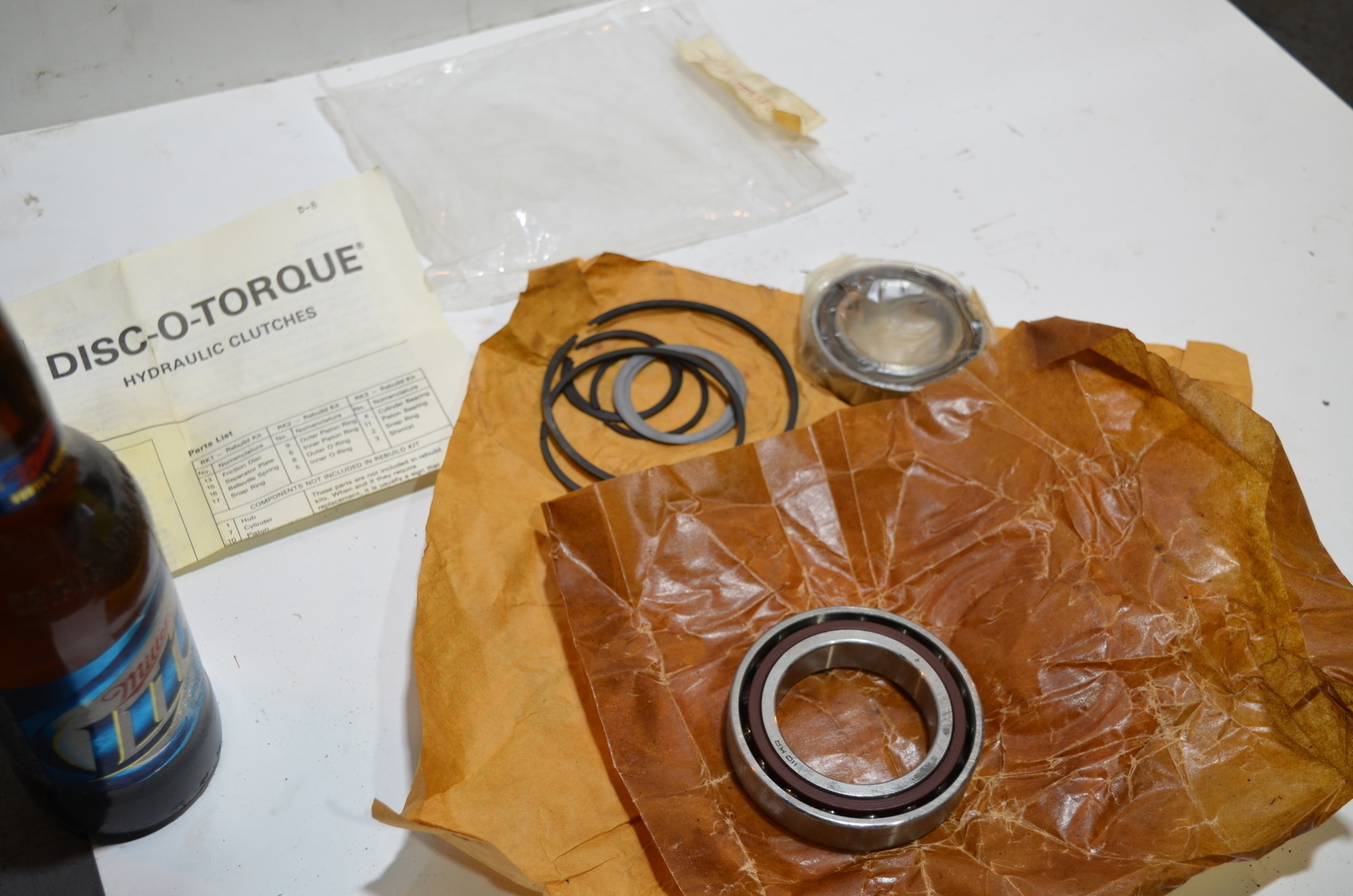 Dana Formsprag DiscOTorque Hydraulic Clutch Rebuild Kit D3351B03FD