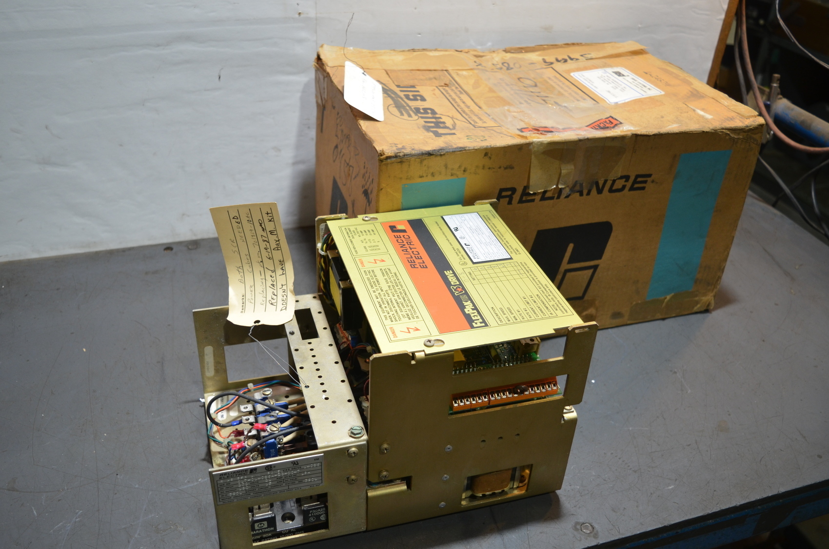 NEW!Reliance Electric 14C62,FLEXPAC PLUS VS DRIVE,3hp DC VS drive