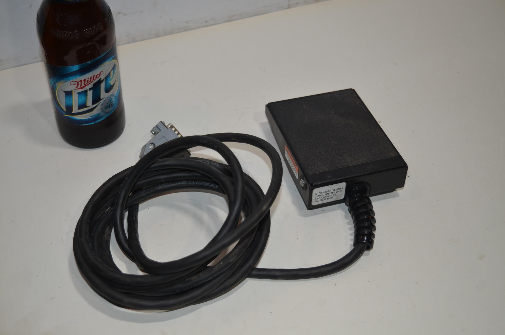 SSC Controls Foot Pedal Switch Assembly S-Series S100-1002-10ft