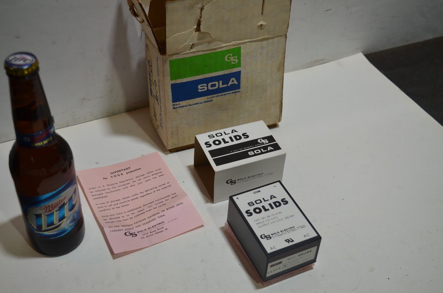 NEW!SOLA Solids 85-15-2135 Electrical Power Supply