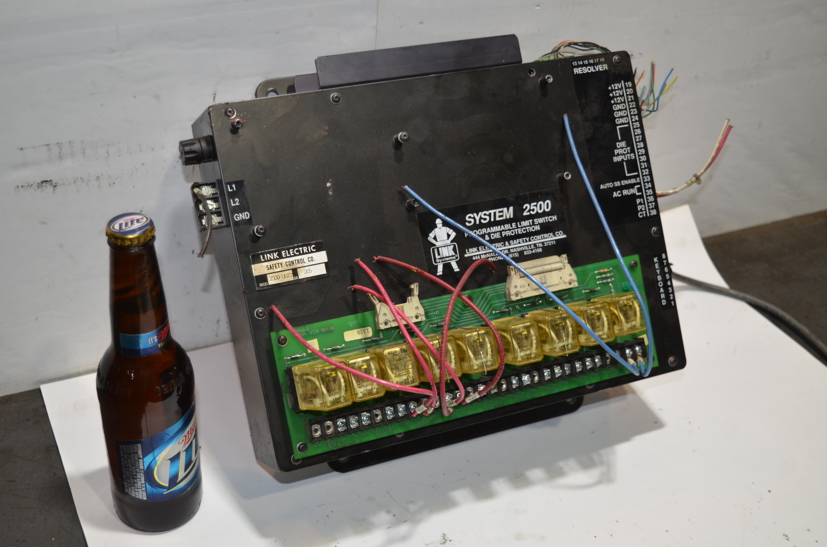 LINk ELECTRIC SYSTEM 2500 UNIT PROGRAMMABLE LIMIT SWITCH