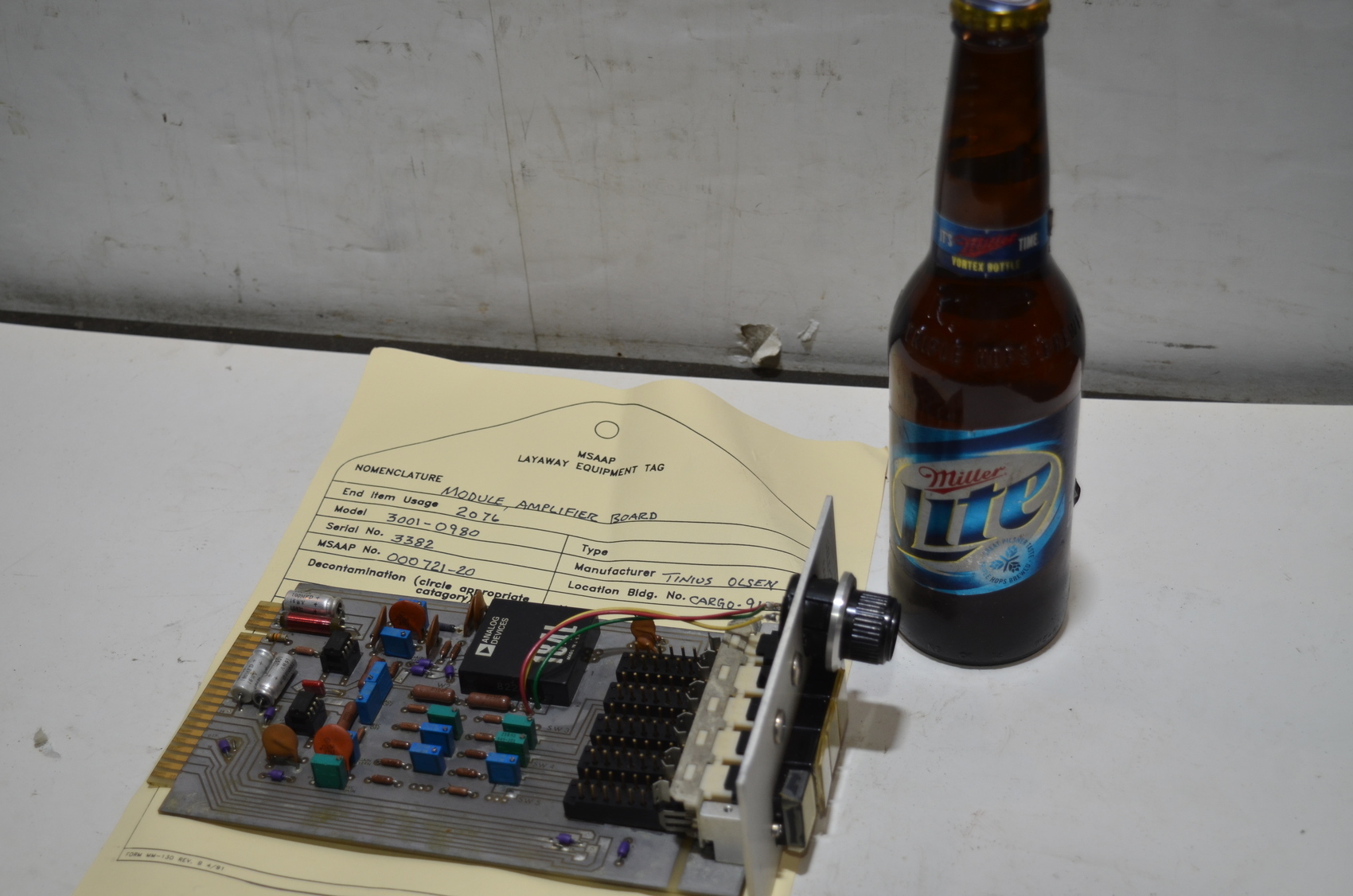 TINIUS OLSEN Model 3001-0980 Range Module