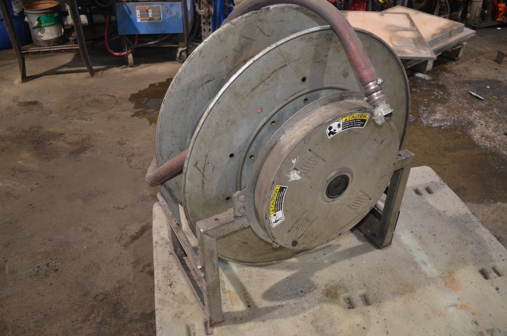 Hannay Reels 820-30-31-10.5A SR Industrial Air Hose Reel W/Hose 50Ft