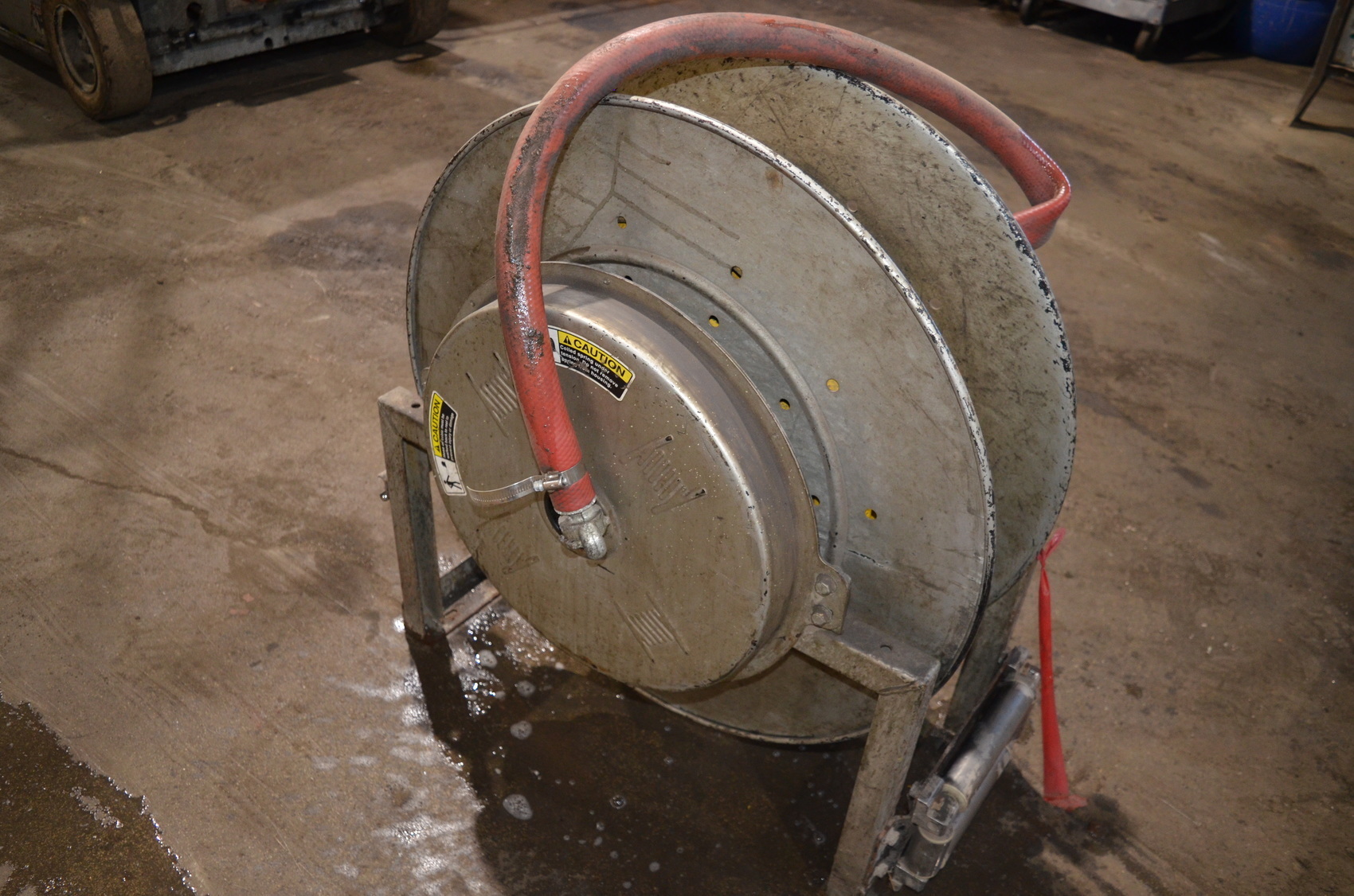 Hannay Reels 820-30-31-10.5A SR Industrial Air Hose Reel W/Hose 60Ft