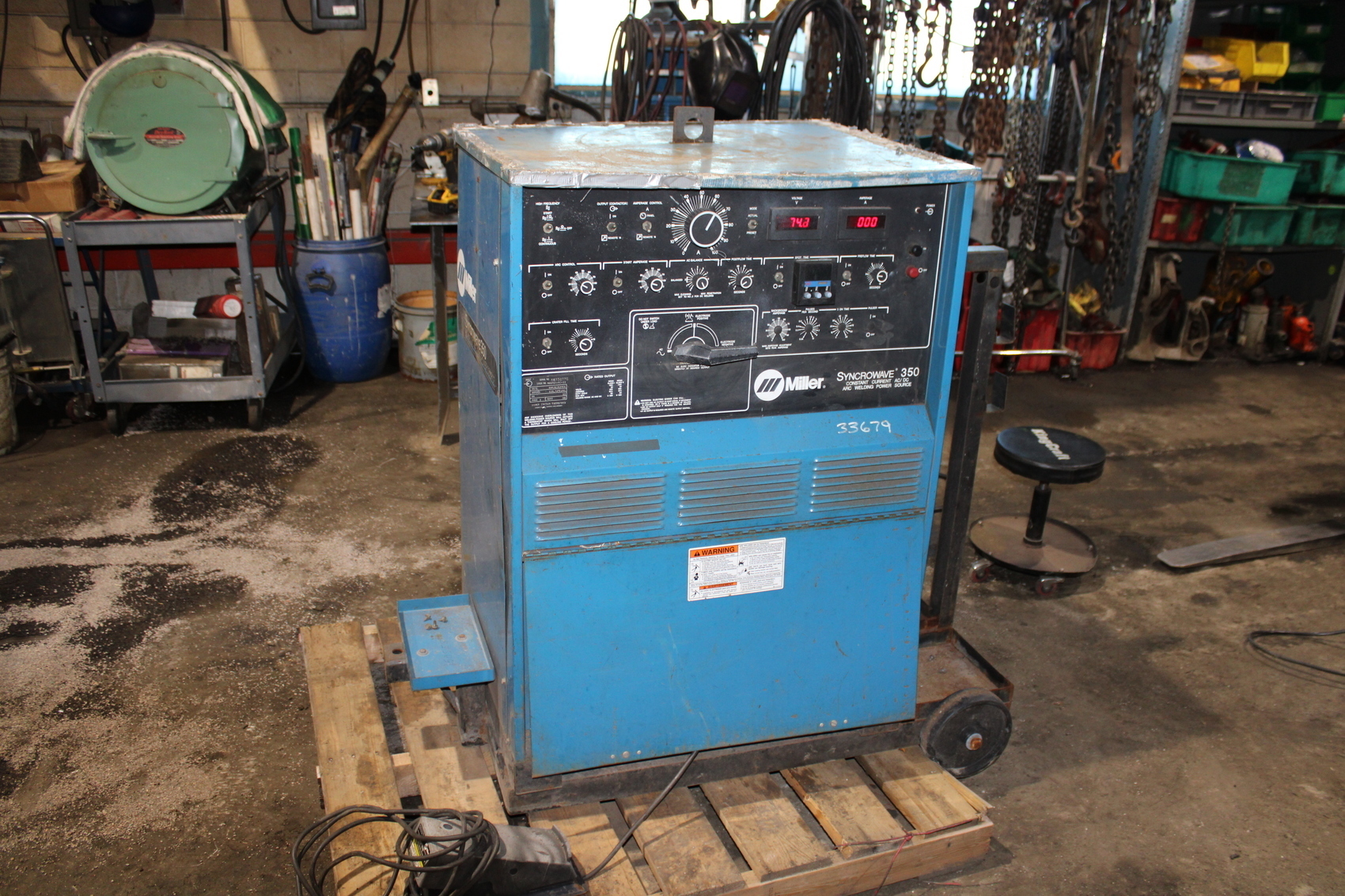 MILLER SYNCROWAVE 350 TIG/STICK WELDER