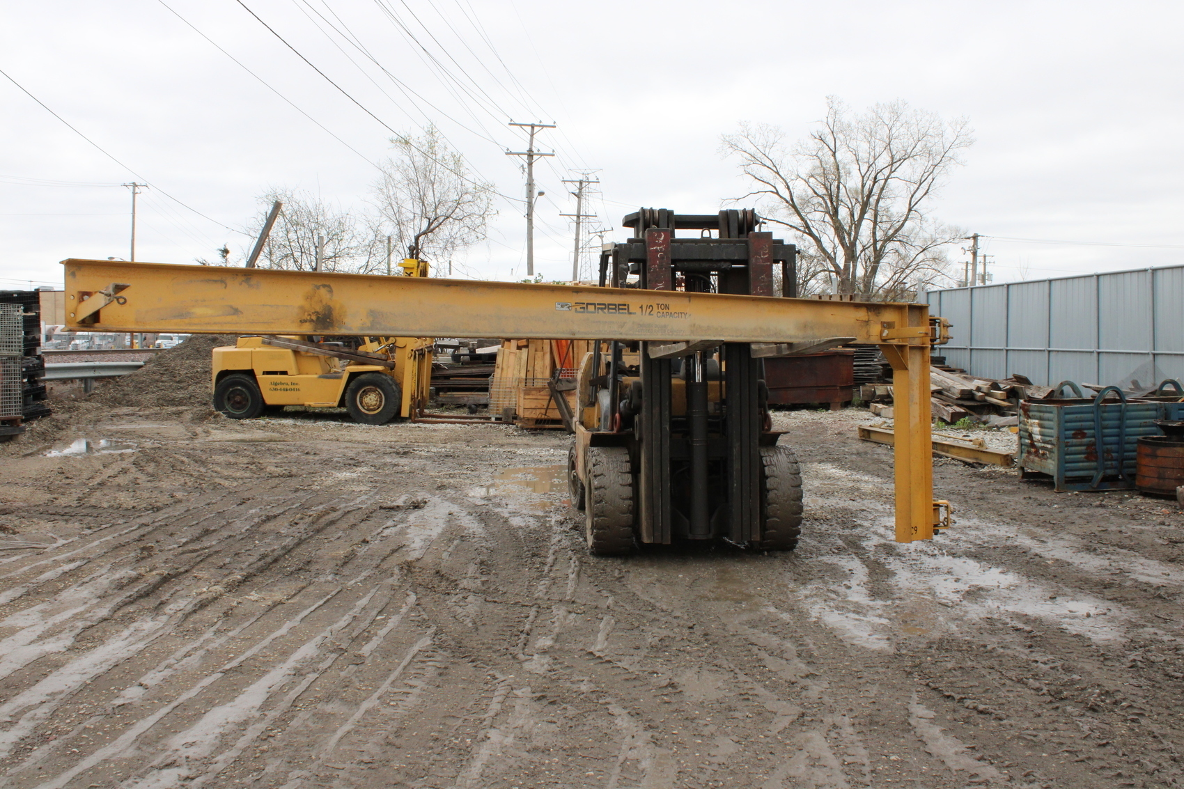 Gorbel 1/2 Ton Wall Mount Cantilever Work Station Jib Crane 17'