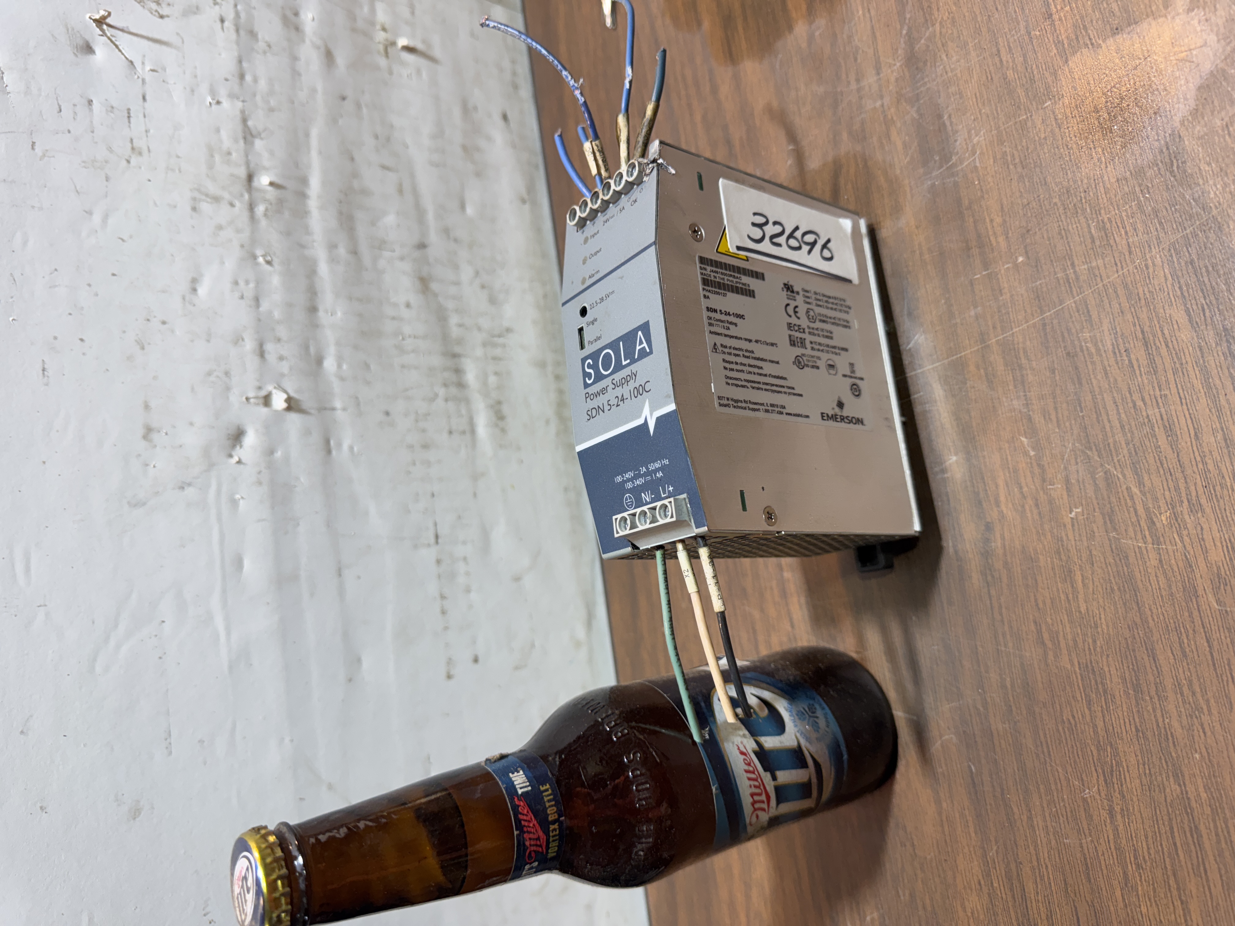 EMERSON SOLA POWER SUPPLY SDN 10-24-100C