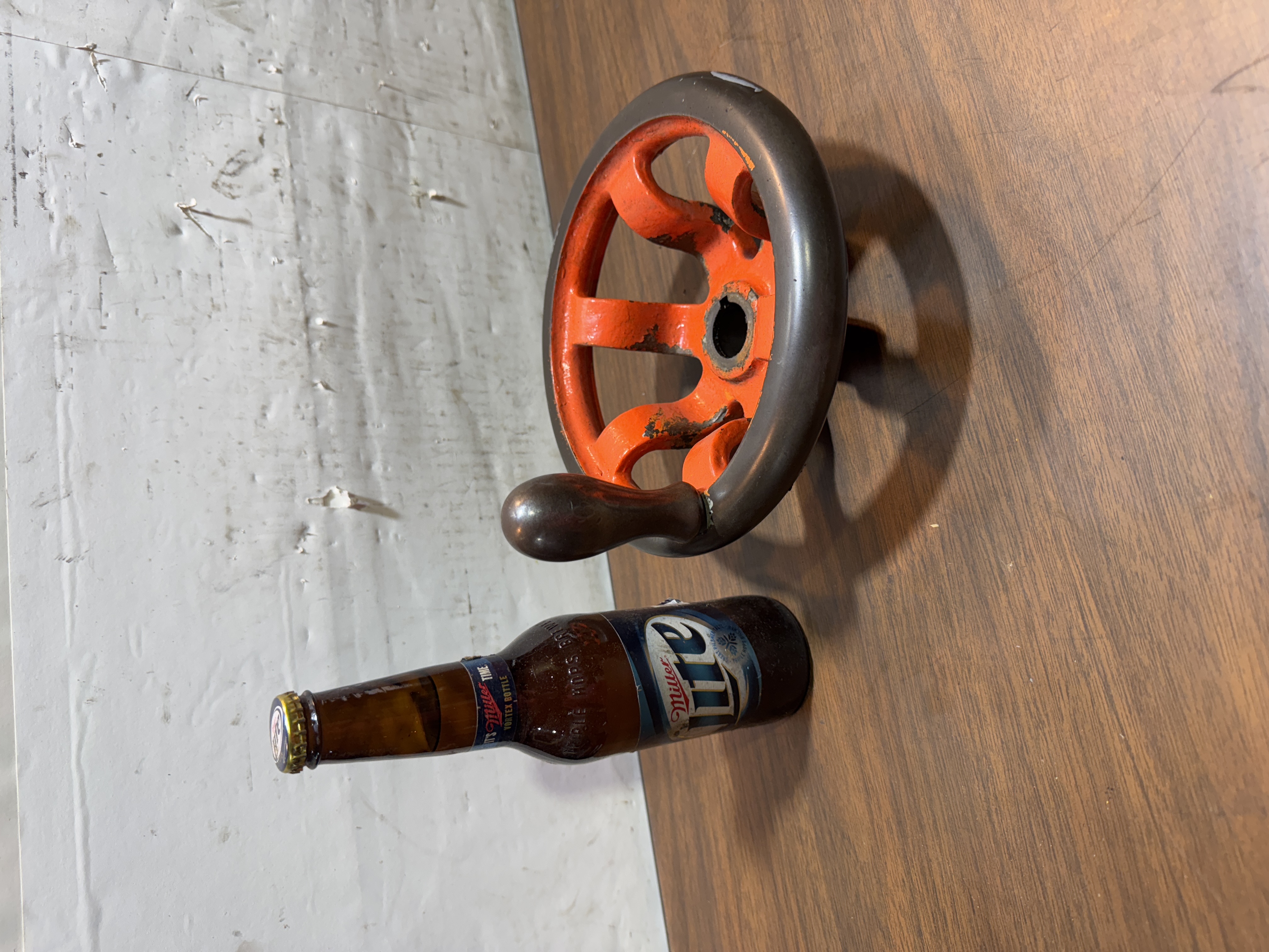 Cast Iron 6-Spoke Handwheel w/Spinner Leblond Lathe