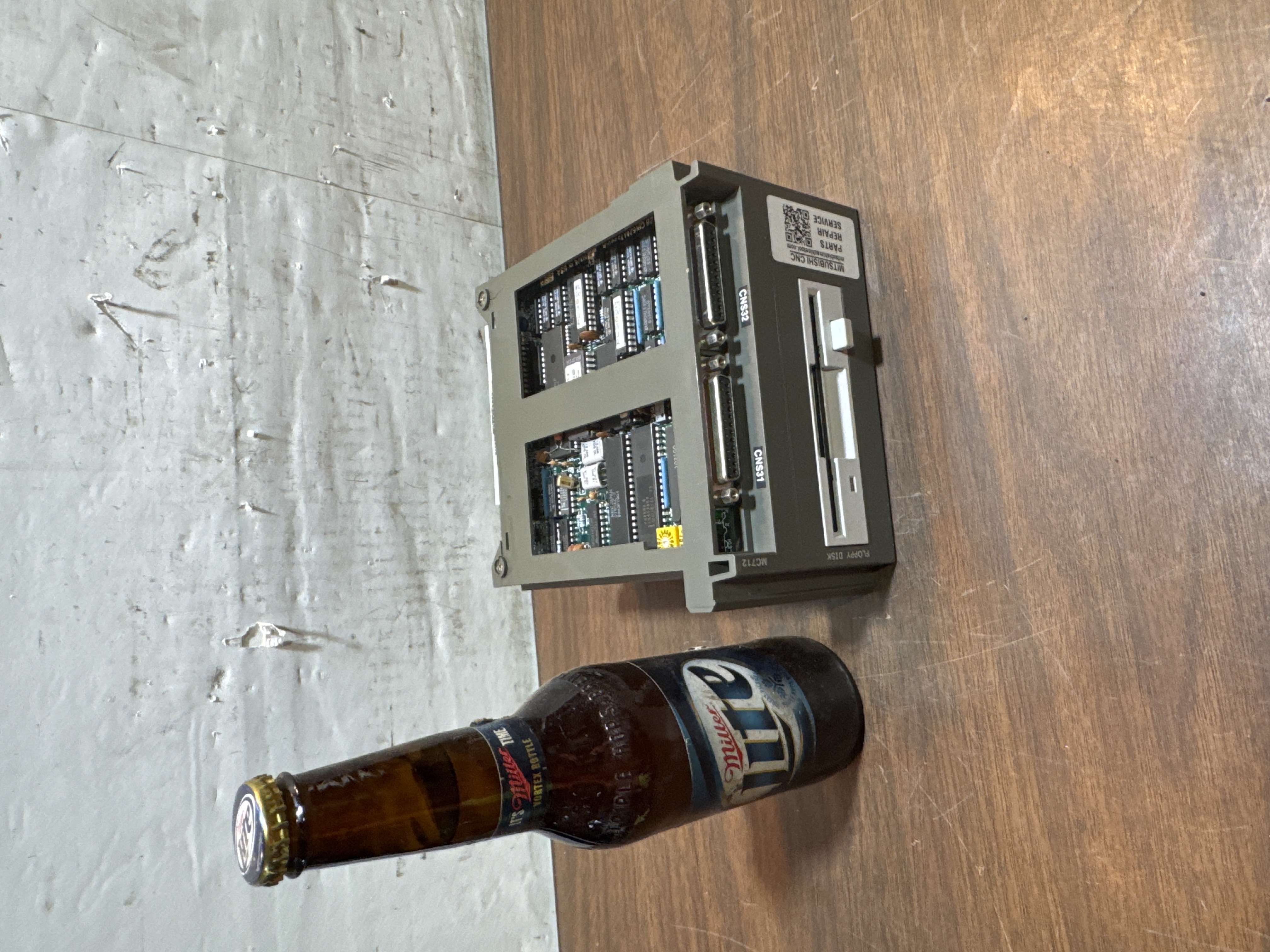 Mitsubishi CNC MC712 Floppy Disk Unit,Dual DB25 Ports