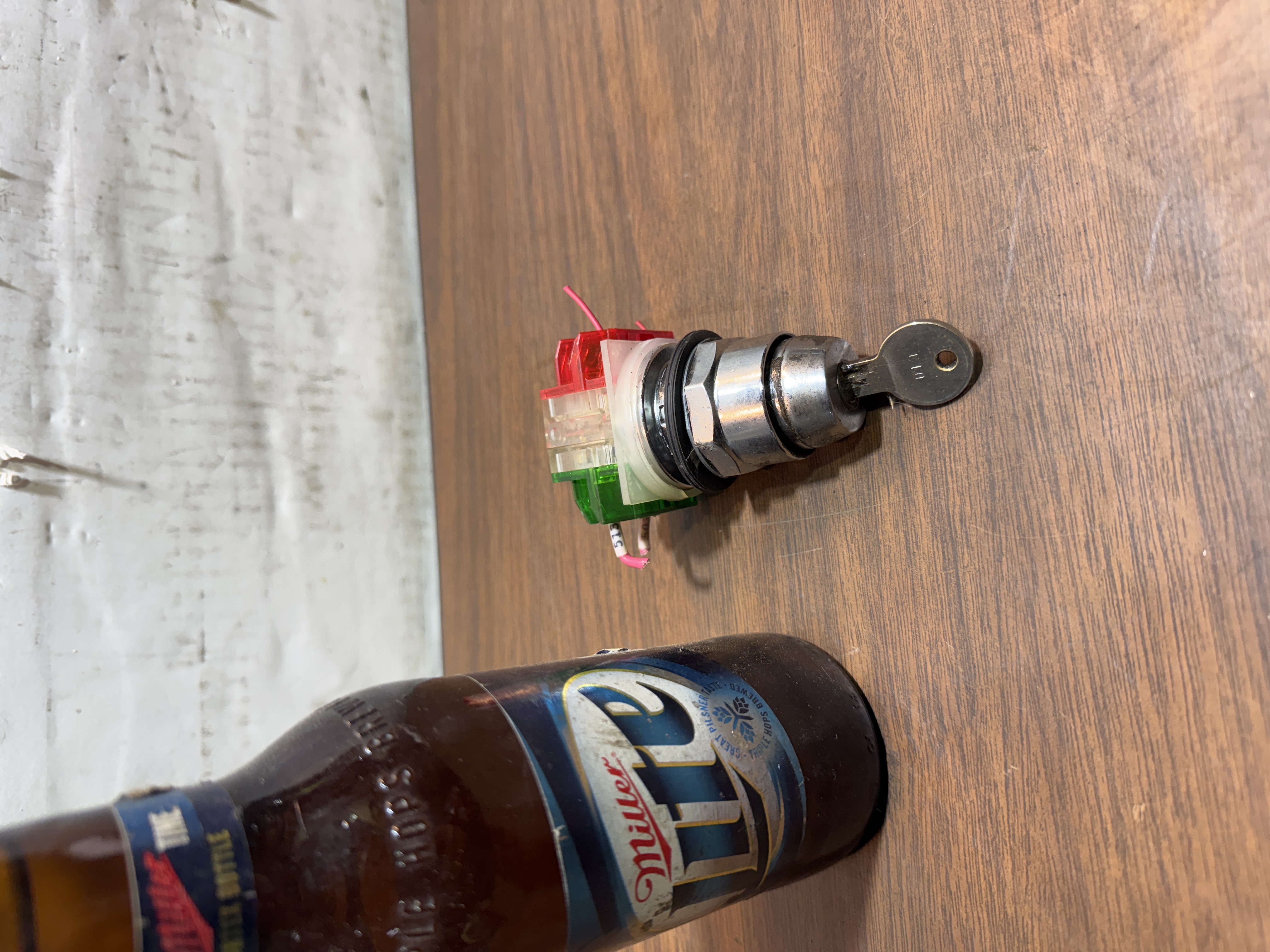 9001 KA3 Ser K Key Selector Switch Assembly w/Key Contacts