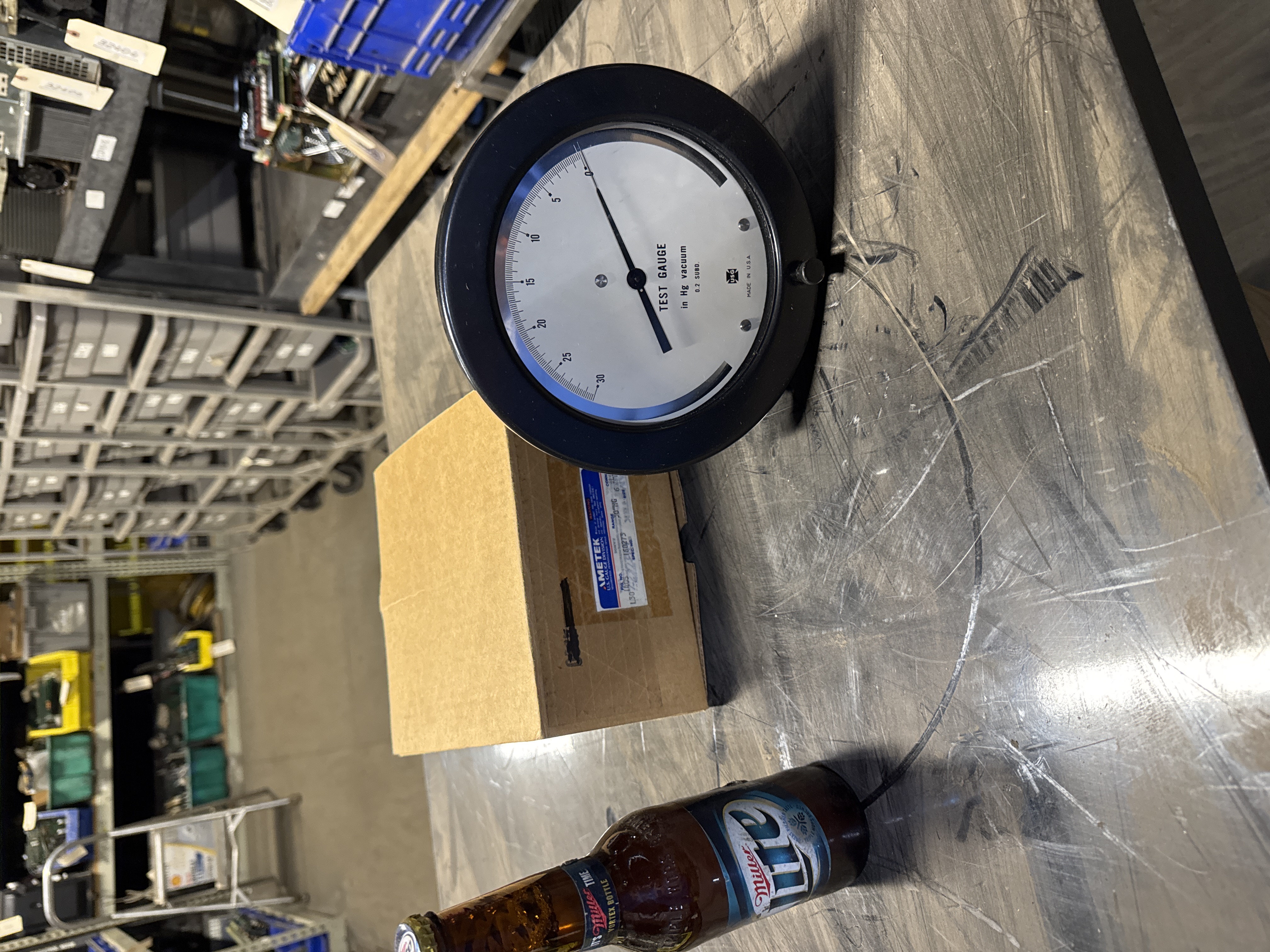 NEW!Ametek US Gauge Test Gauge 0-30 Psi,6"